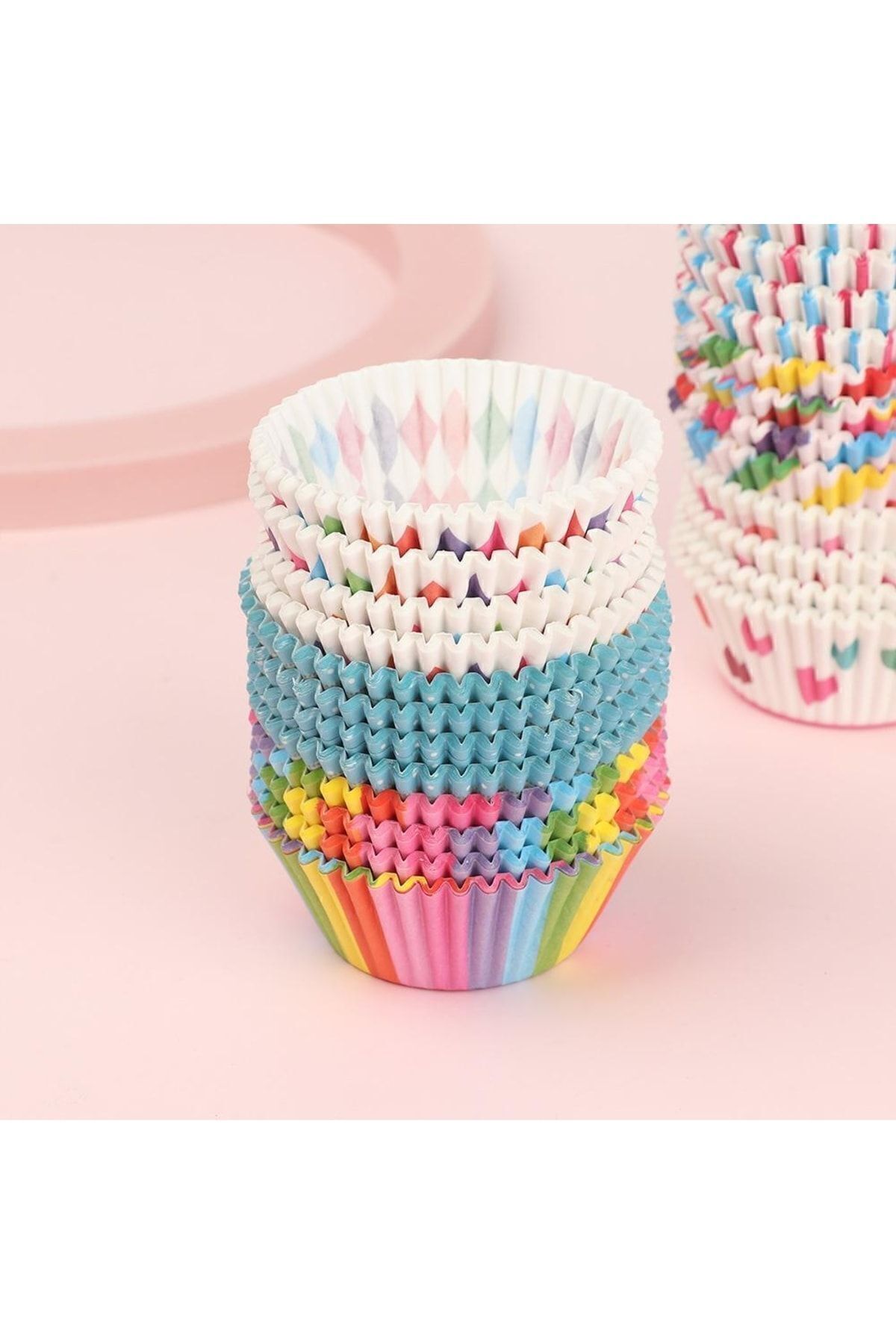 Transformacion Paolelli Yağ Geçirmez Kağıt Kek Muffin Kalıbı 100 Adet