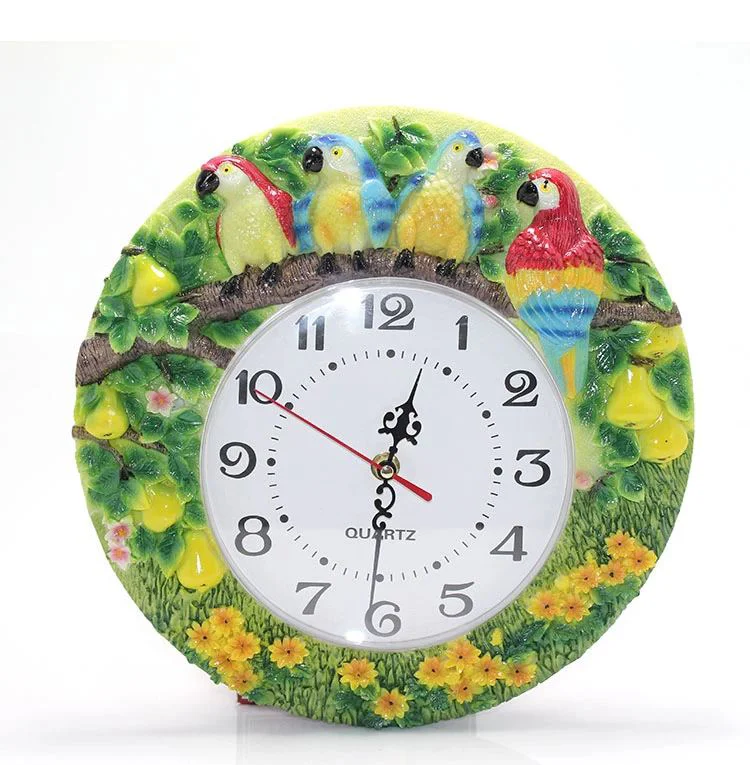 Papağanlı Duvara Asmalı Saat Alk1537 – 29 Cm Polyester Dekoratif Duvar Saati Fiyatı, Yorumları ve Özellikleri