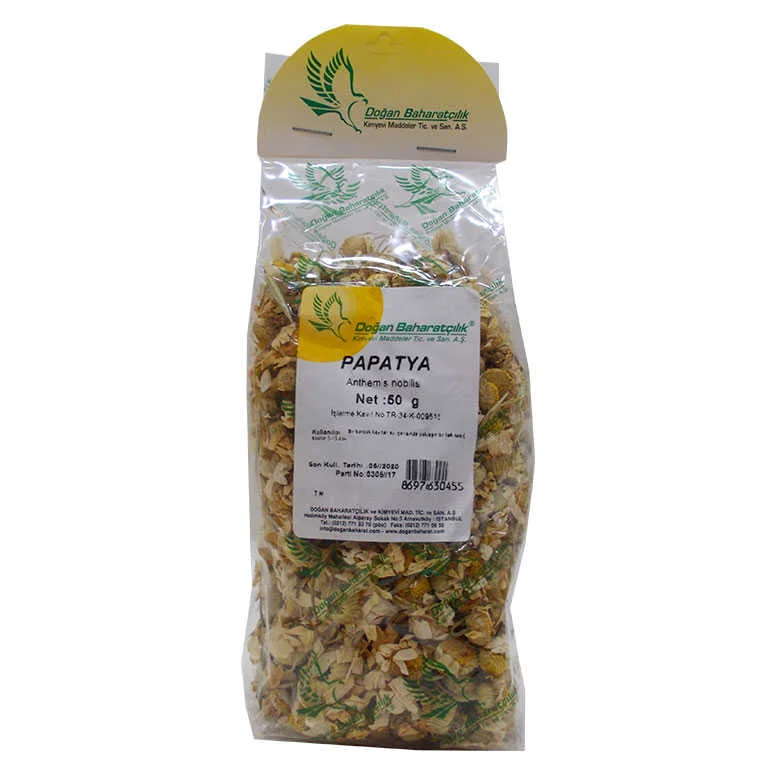 Papatya Çiçeği Doğal 50 Gr Paket