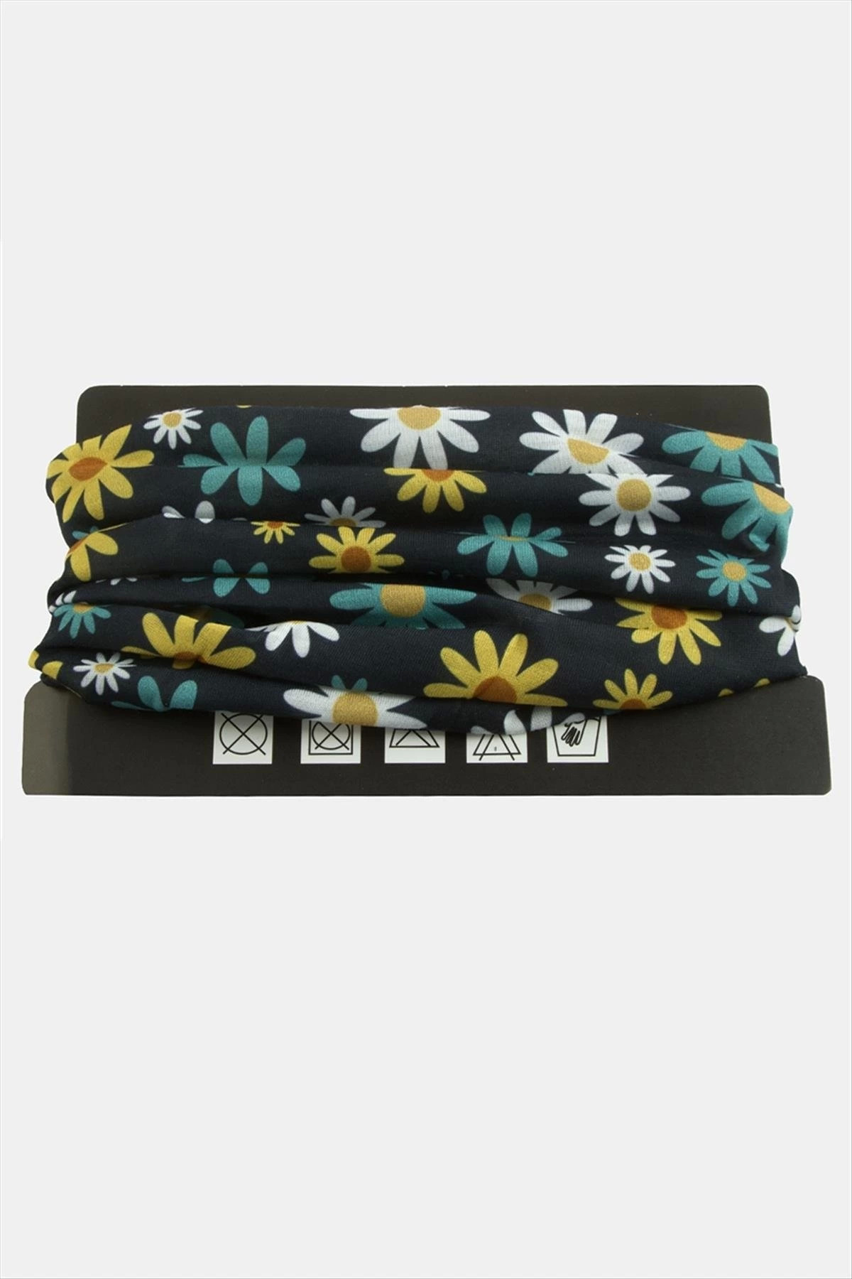 Rby Papatya Desenli Baff Boyunluk