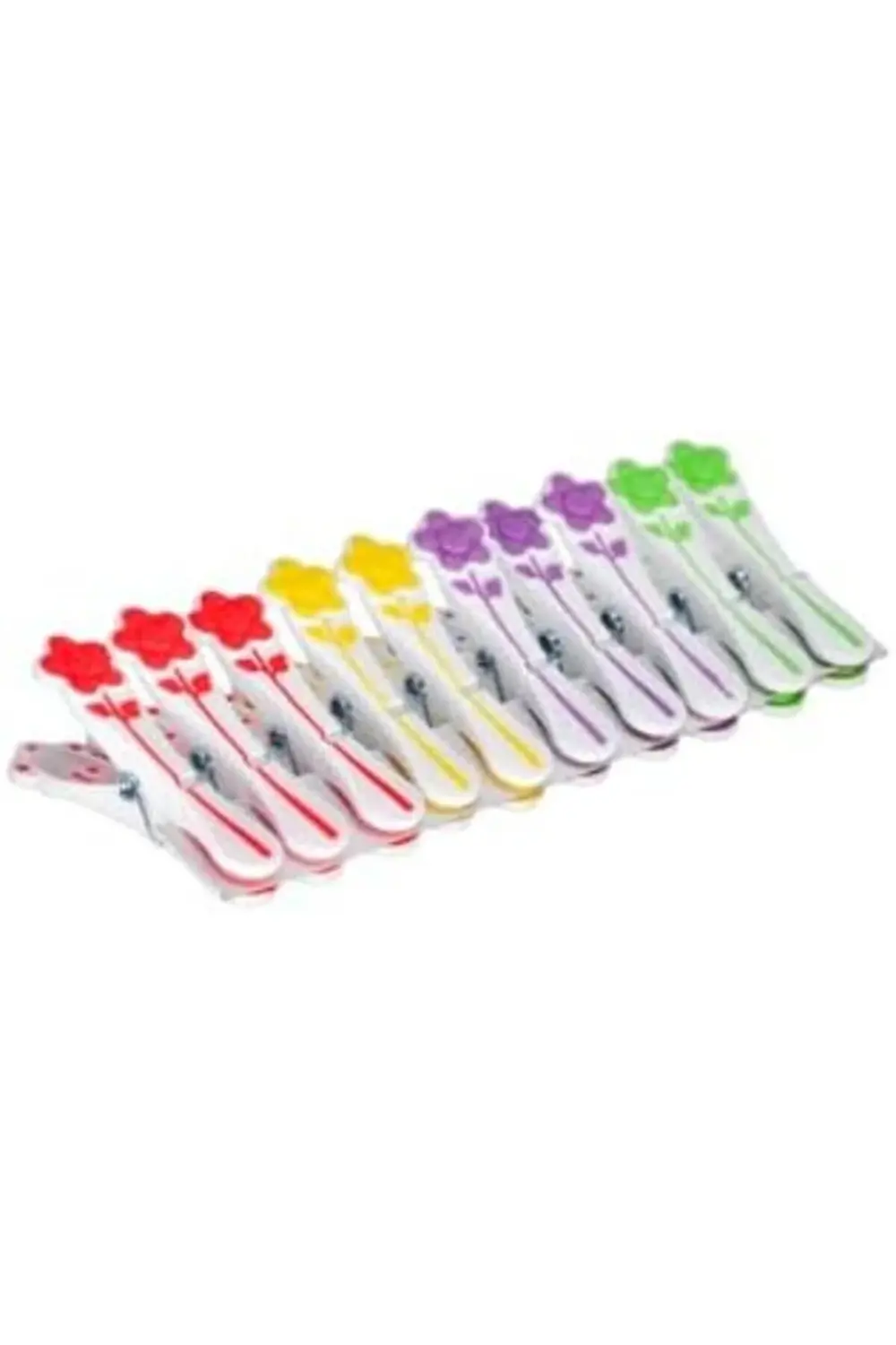 Papatya Desenli Silikon Mandal, Beyaz, 30 Adet 1169806