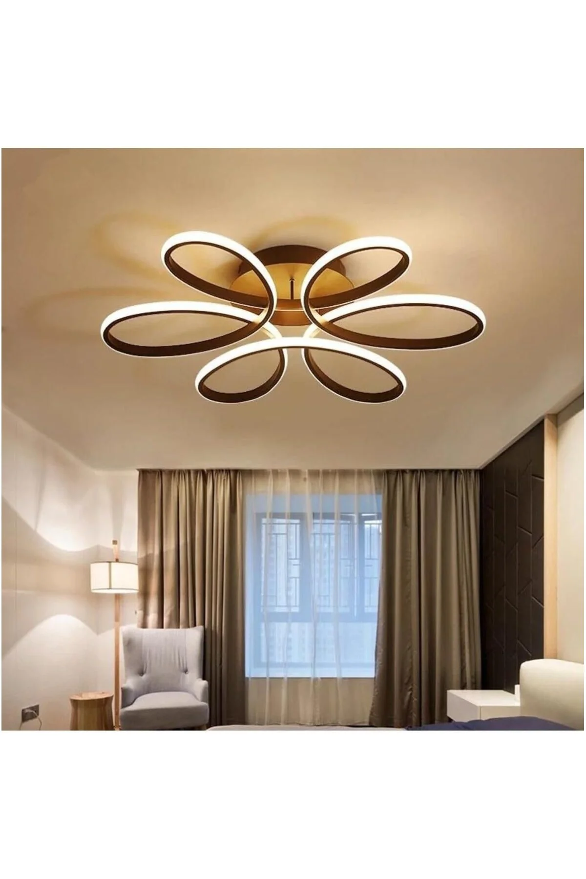 Papatya Model Plafonyer Modern Led Beyaz Işık Ultra Power Led Avi