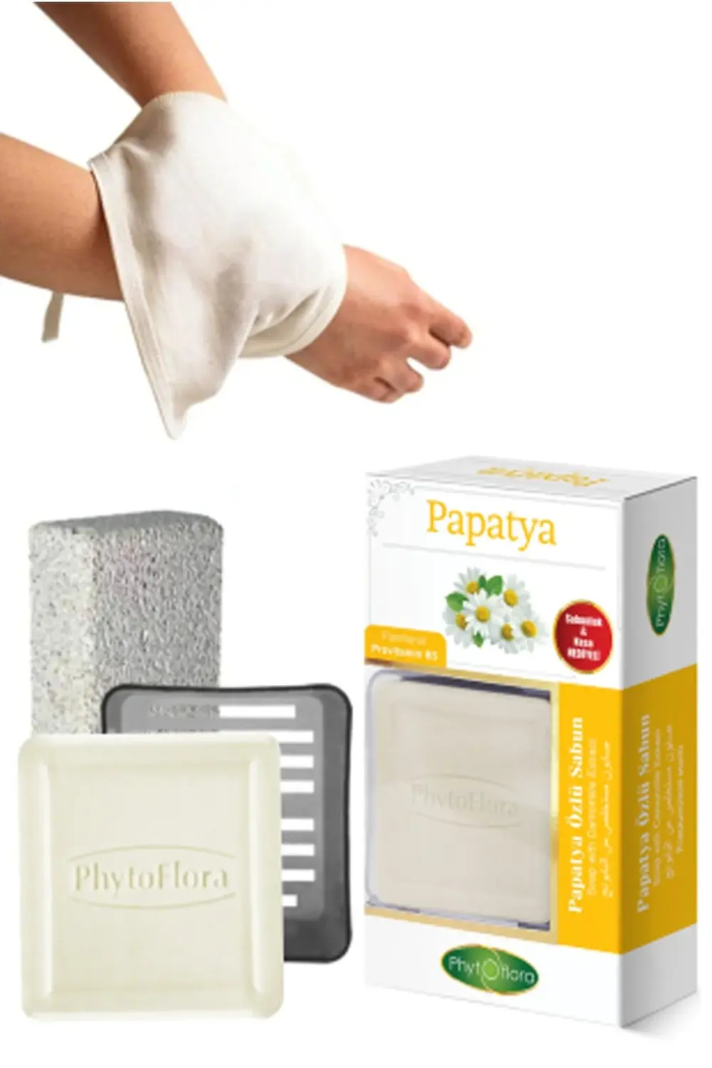 Papatya Sabunu Ve Banyo Kesesi, Katı Sabunluk