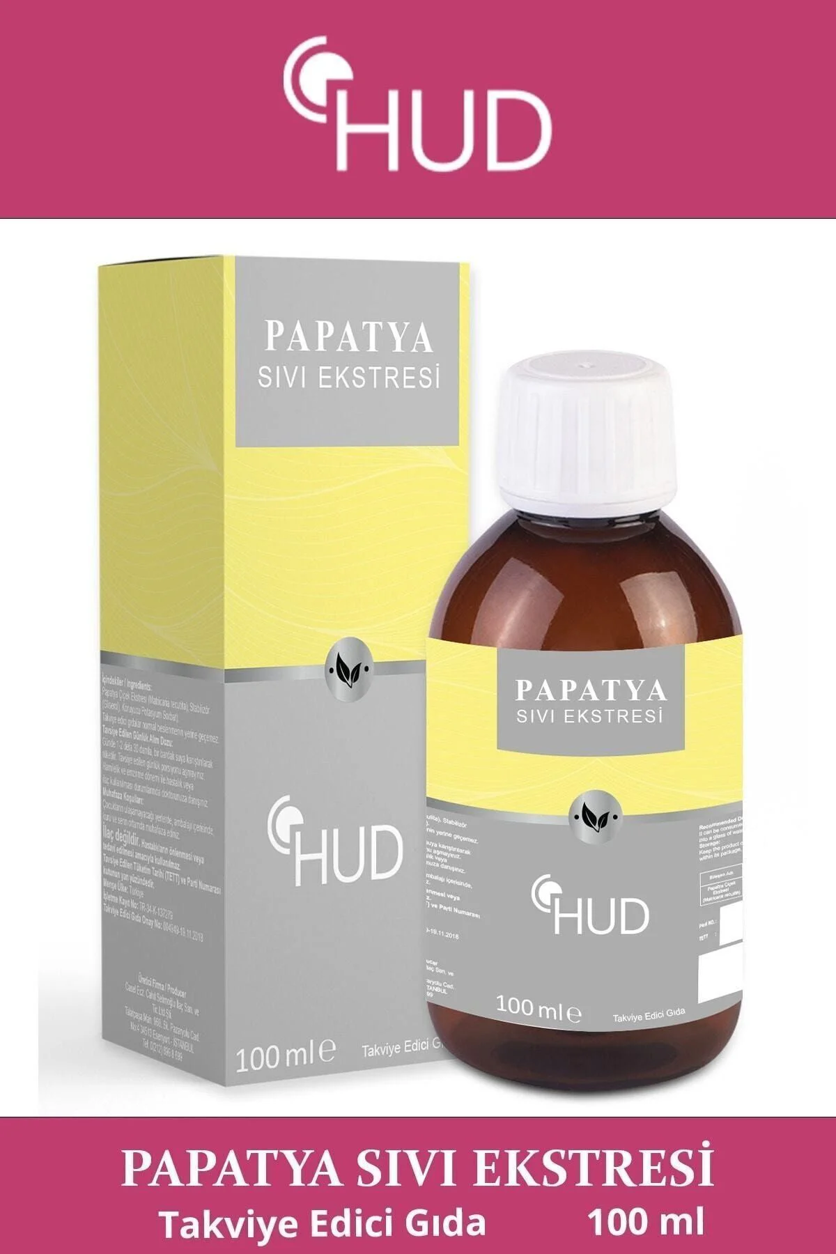 Papatya Sıvı Ekstresi 100 ml
