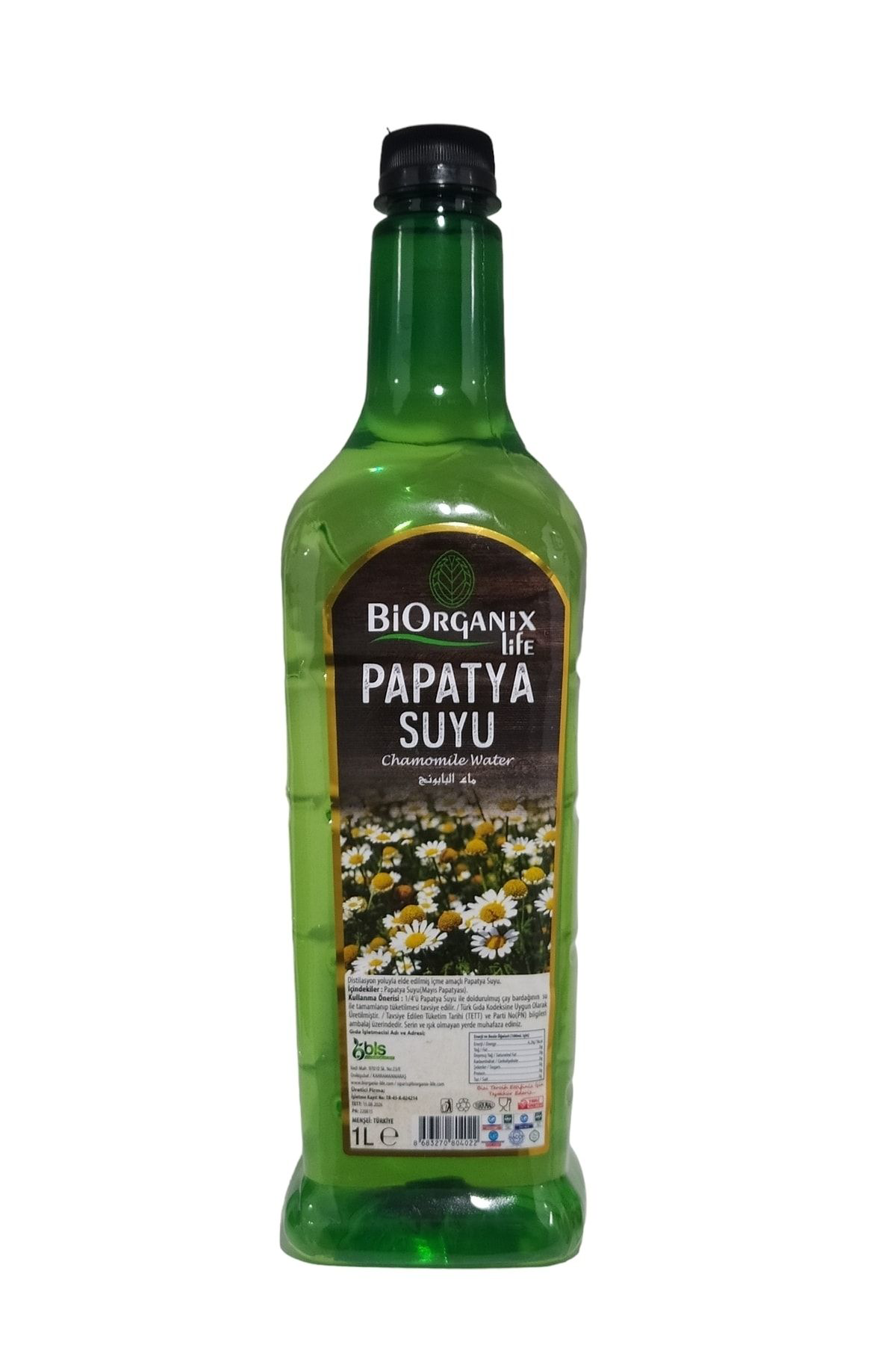 Biorganix Life Papatya Suyu 1 Litre