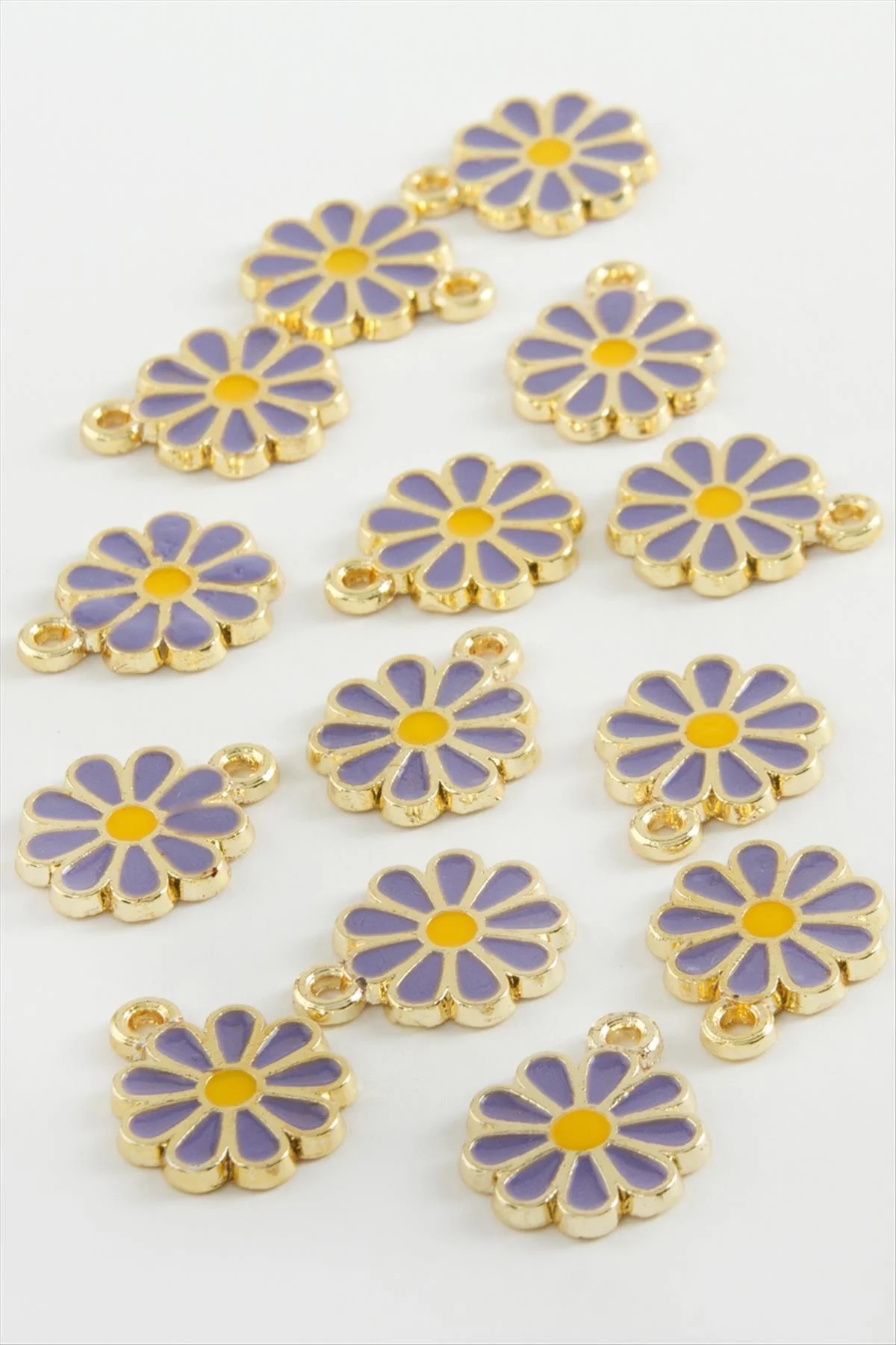 Papatya Tek Kulplu Mineli Bileklik ve Kolye Ucu Aparatı 1 Adet