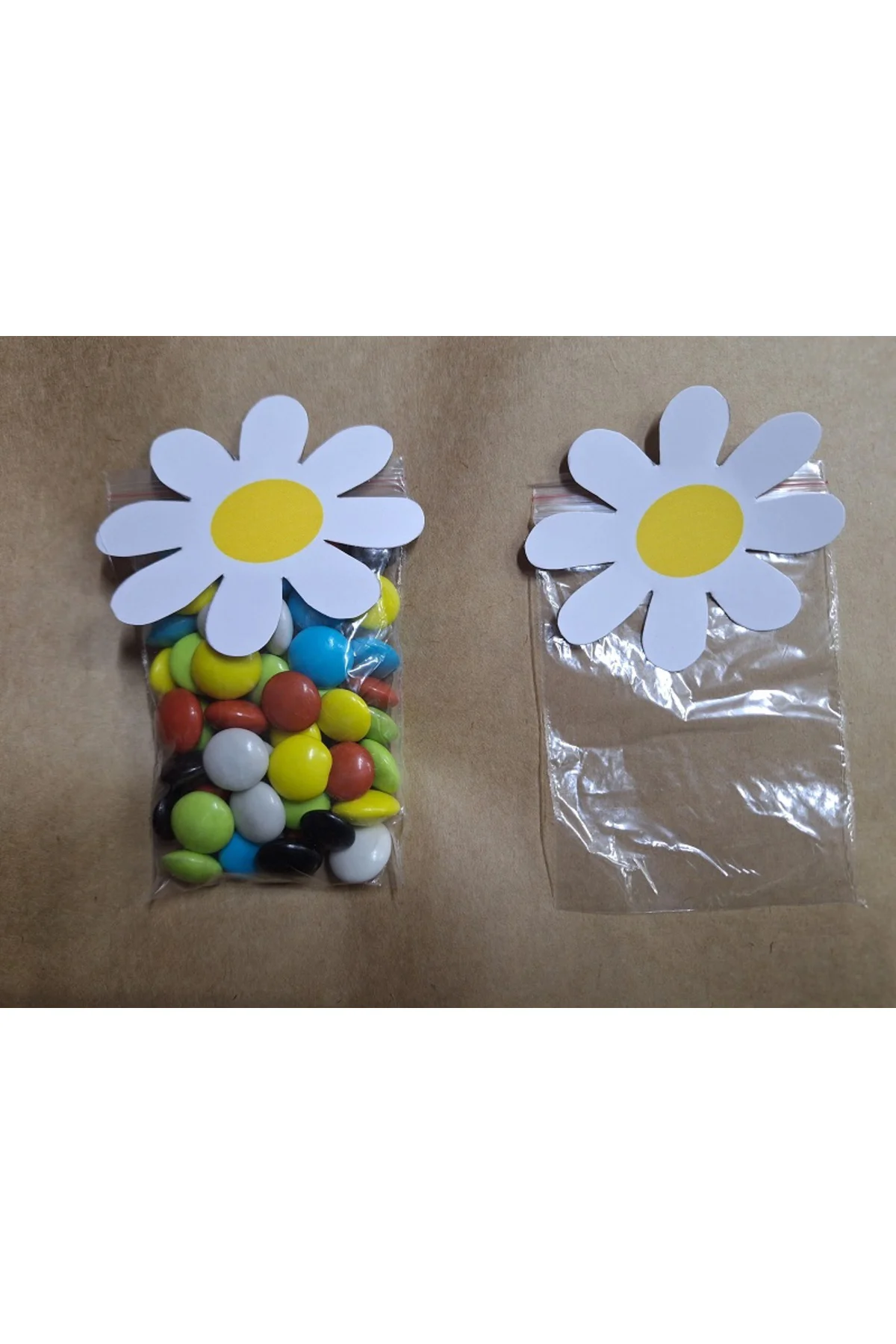 PAPATYA TEMALI DOĞUM GÜNÜ, DİŞ, BEBEK İÇİN ŞEFFAF KİLİTLİ HEDİYEL