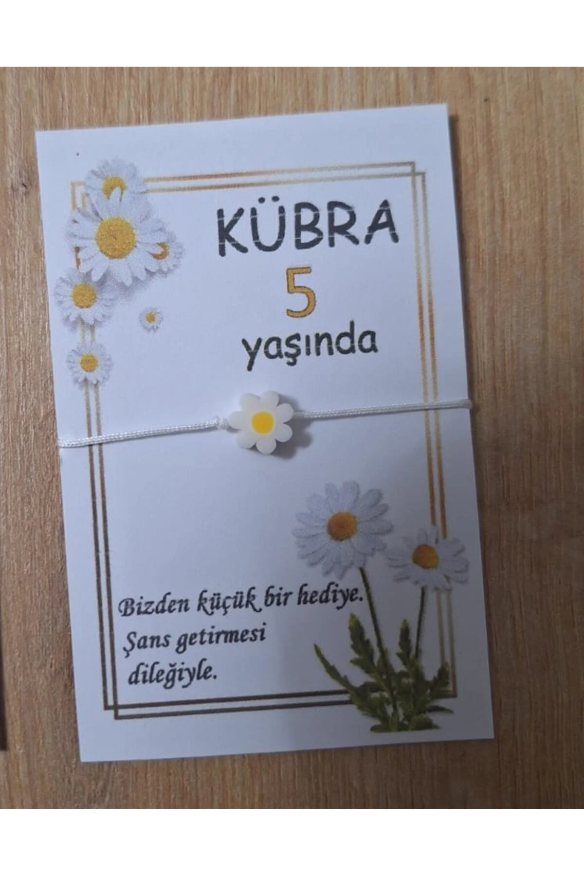 PAPATYALI KİŞİYE ÖZEL ŞANS BİLEKLİĞİ, MEVLİD, DOĞUM GÜNÜ HEDİYELİ