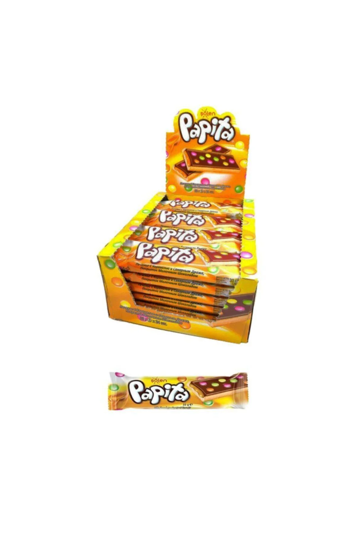Papita Karamel 33 Gr X 24 Adet'li
