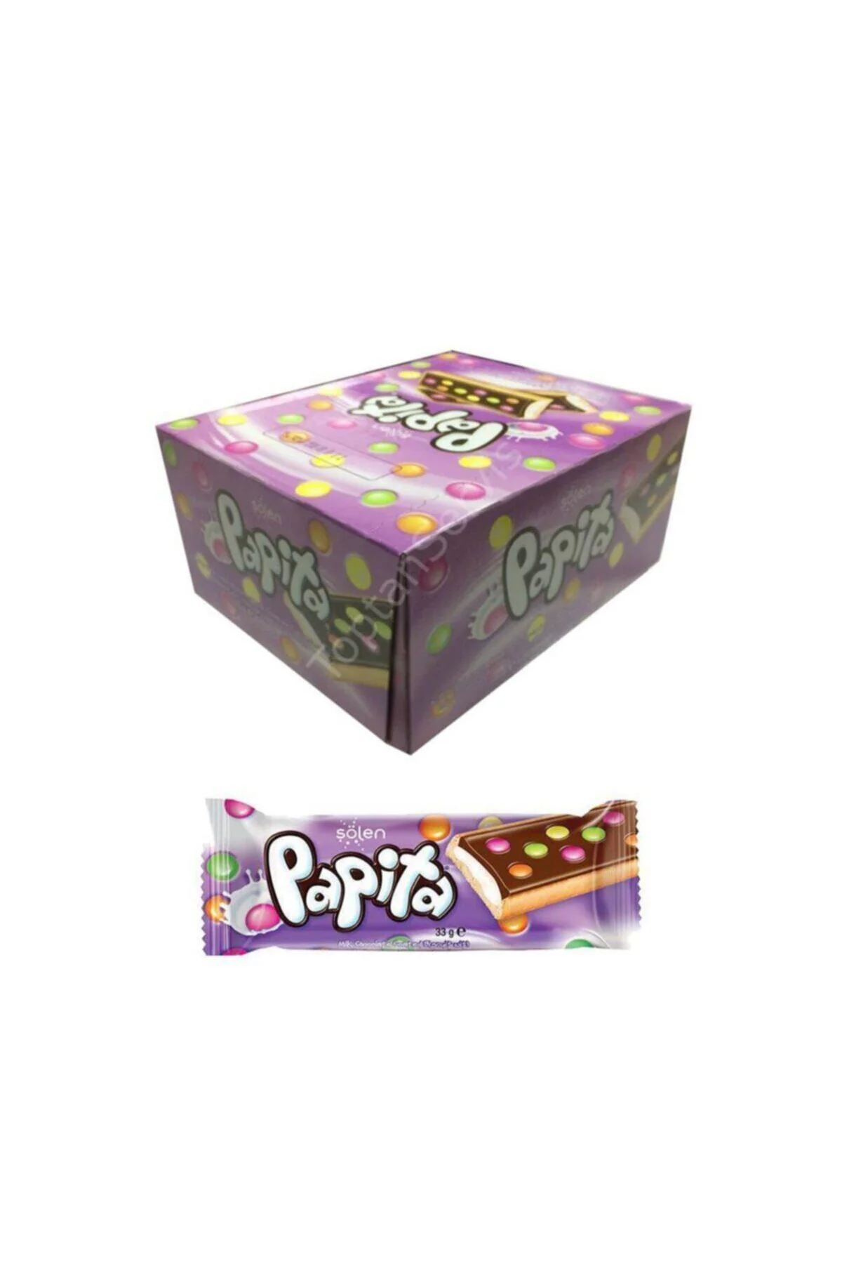Papita Sütlü 33 Gr 24 Adet'li