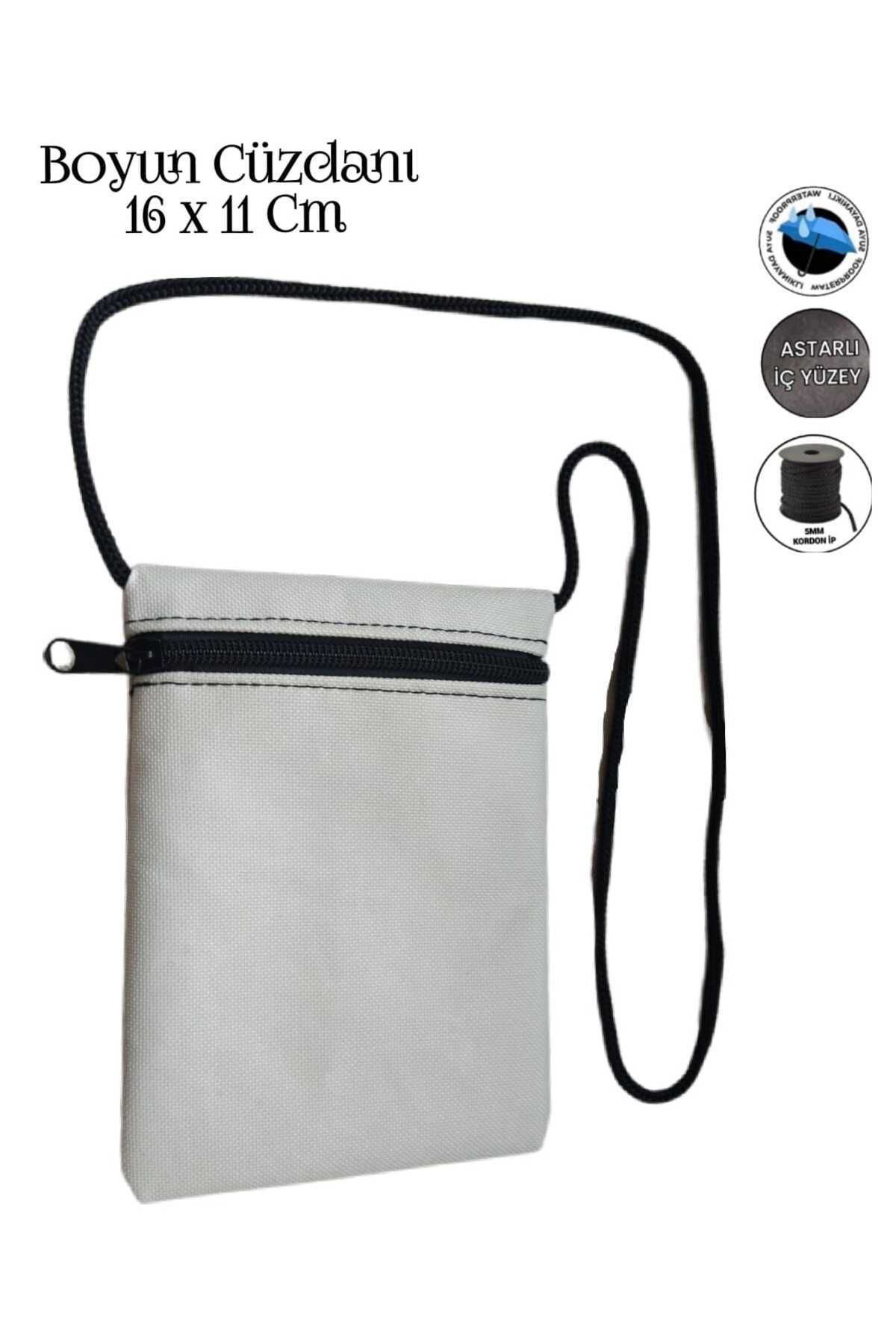 Para Kimlik Pasaport Hac Umre Asker Sporcu Boyun Kese Cüzdanı Iki