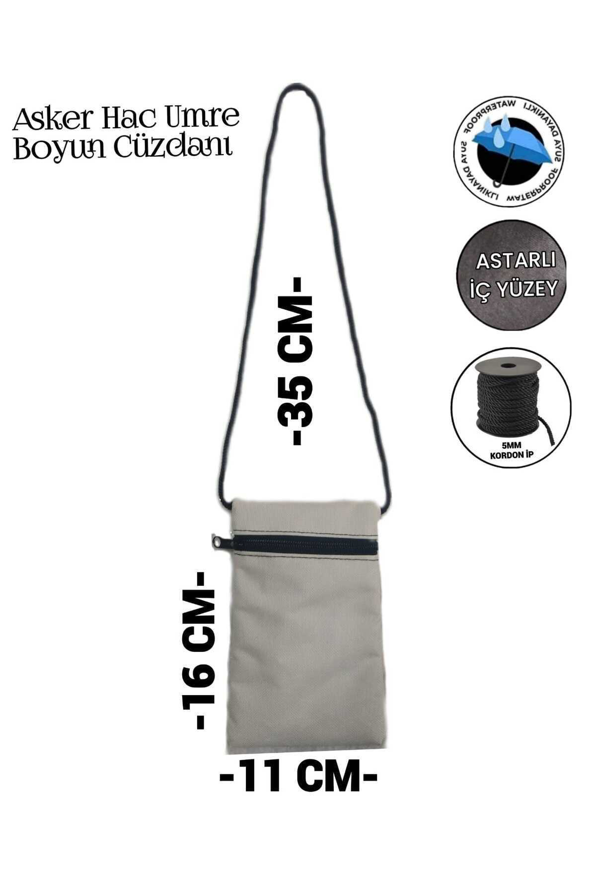 Para Kimlik Pasaport Hac Umre Asker Sporcu Boyun Kese Cüzdanı Iki