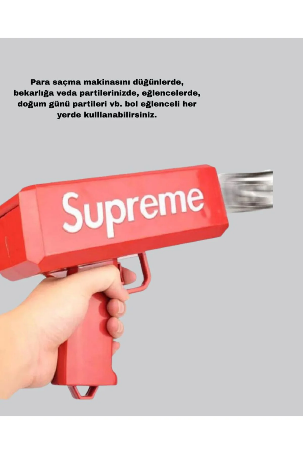 Para Saçma Makinesi Kırmızı Model 100’lü Para Hediyeli Para Saçma Makinesi Kırmızı Model 100’lü Para Hediyeli