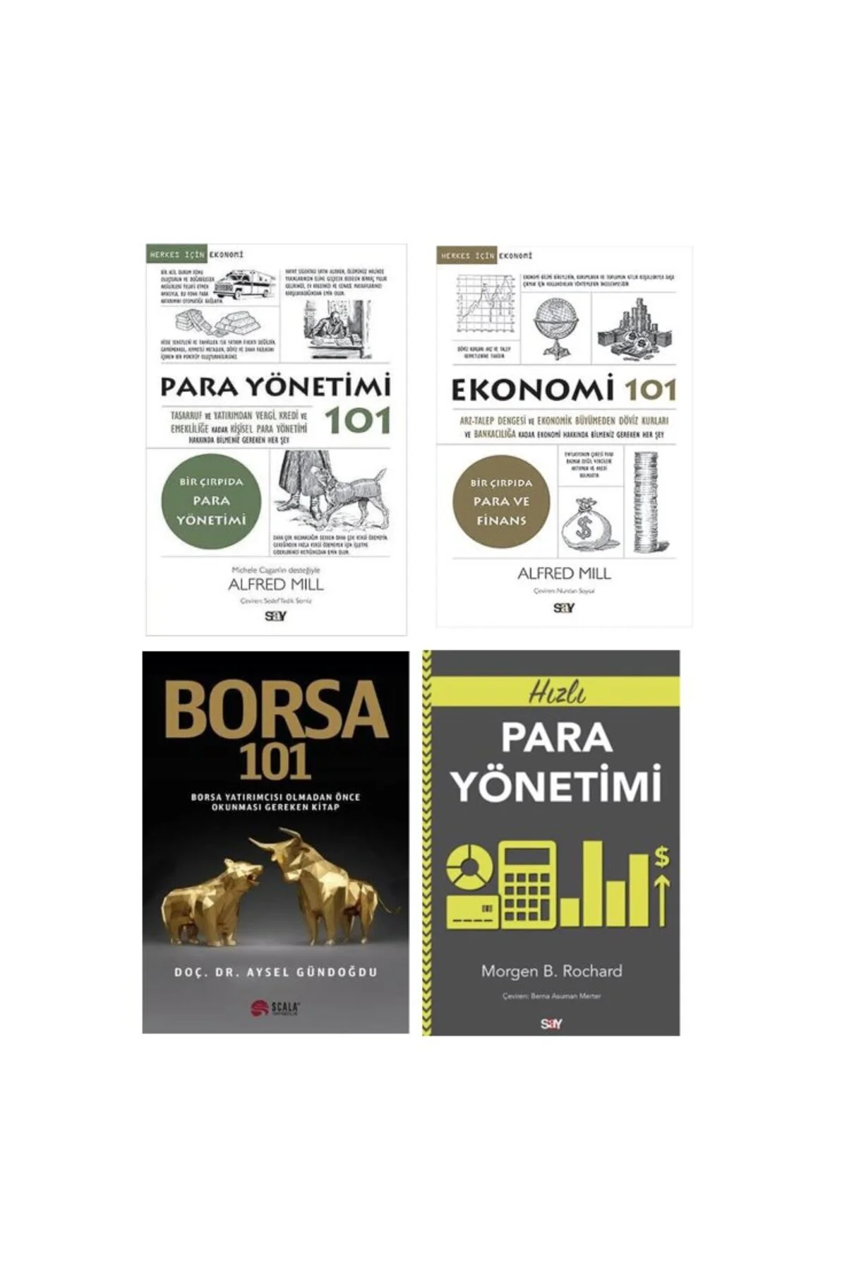 para yonetimi 101 + ekonomi 101+ borsa 101+ para yonetimi=(4 kitap) Fiyatı, Yorumları ve Özellikleri