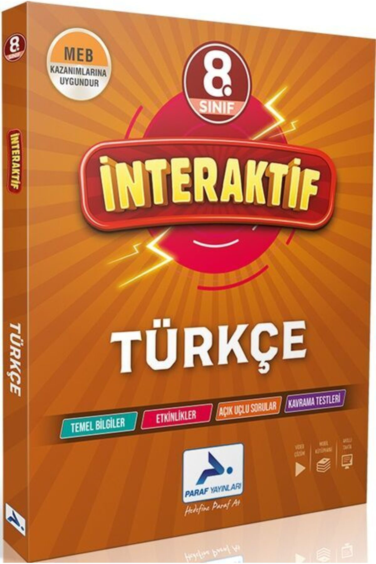 Referans Yayınları Paraf 8. Sınıf İnteraktif Türkçe Soru Kütüphanesi Paraf Yayınları