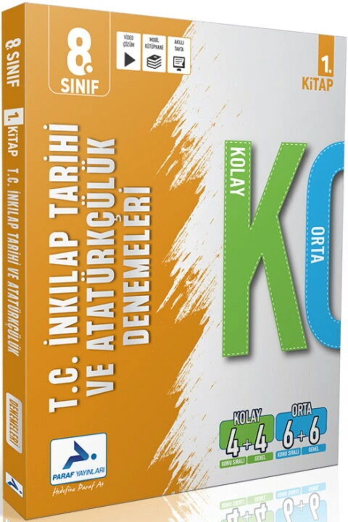 Paraf Yayınları 8. Sınıf İnkılap Tarihi ve Atatürkçülük Kolay Orta Branş Deneme Paraf Yayınları 8. Sınıf İnkılap Tarihi ve Atatürkçülük Kolay Orta Branş Deneme