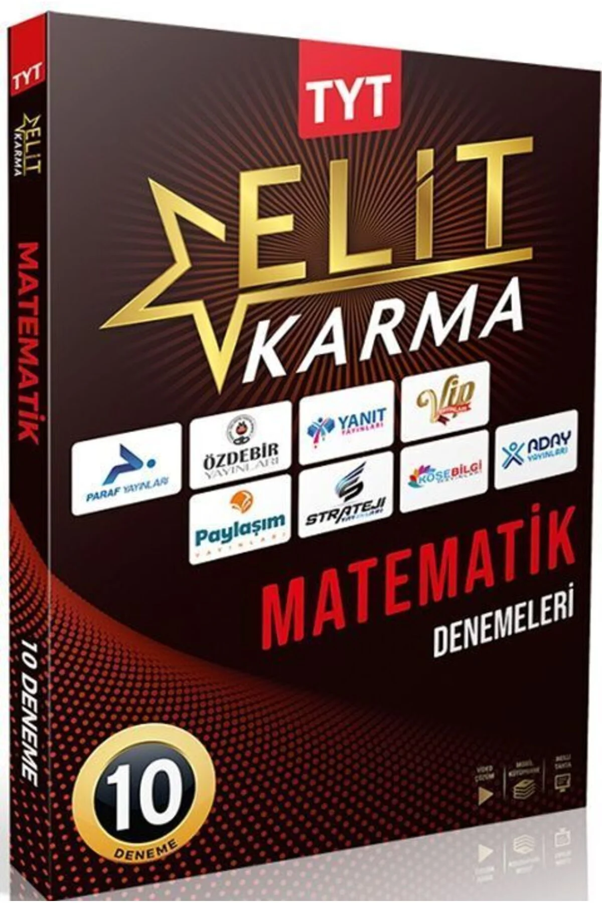 Paraf Yayınları TYT Matematik Elit Karma 10 Deneme