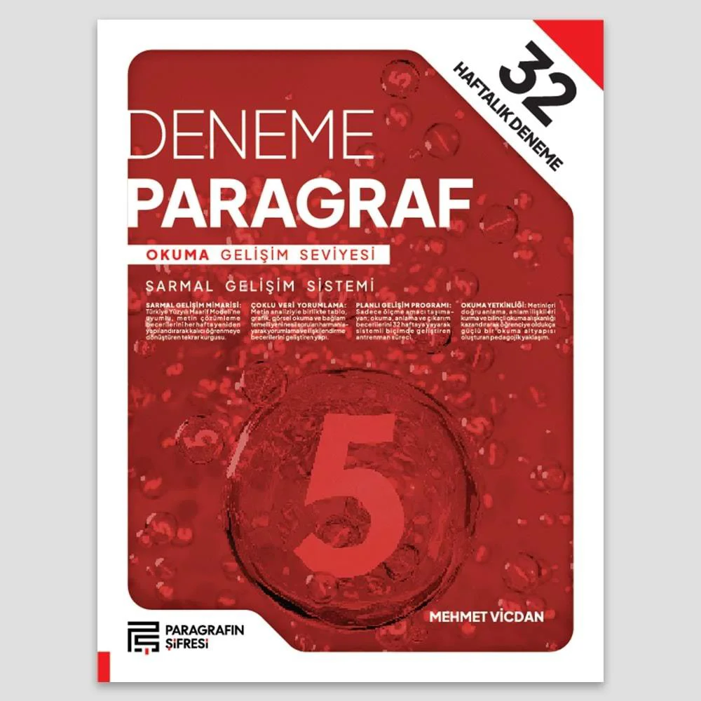 Paragrafın Şifresi 5. Sınıf 32 Hafta Paragraf Deneme