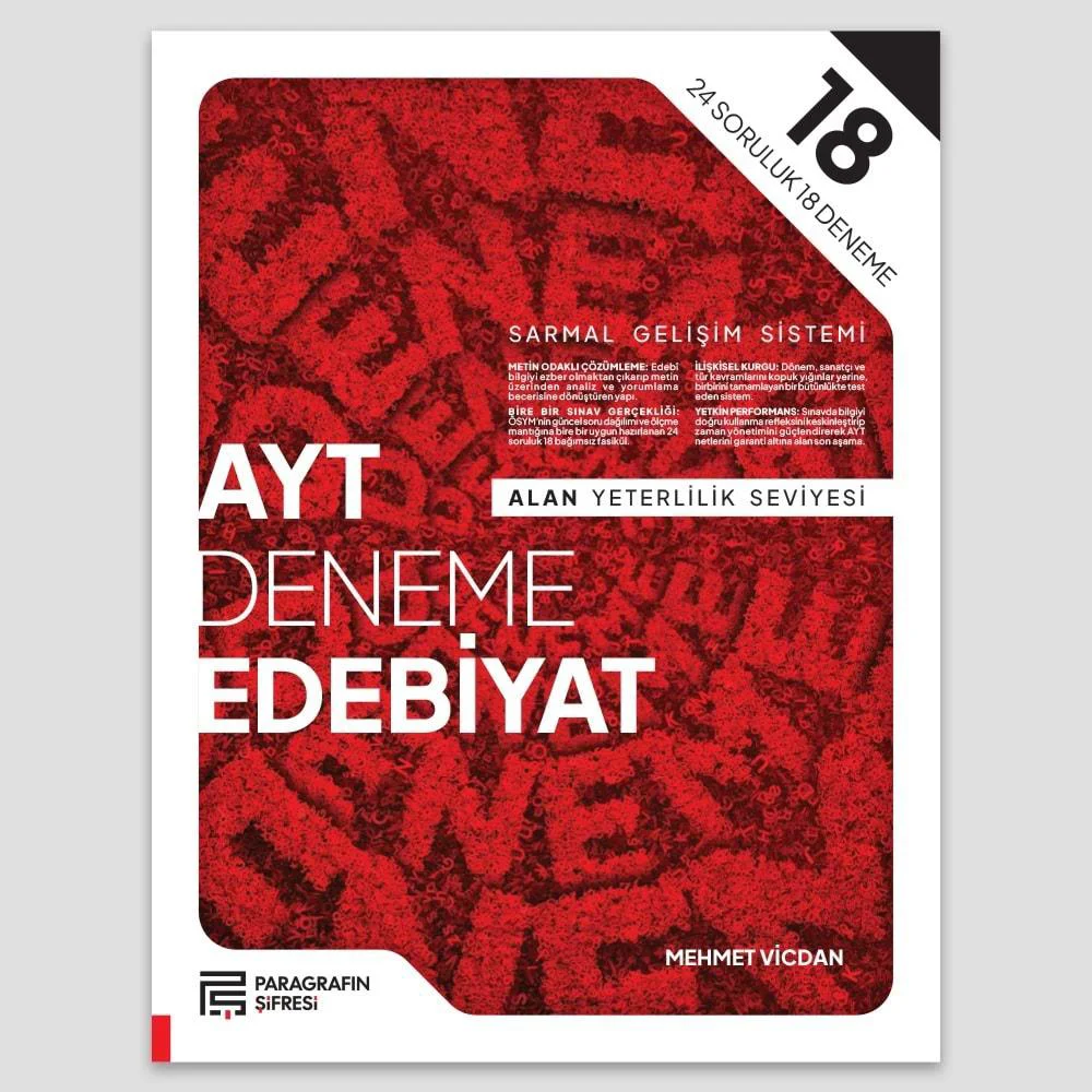 Paragrafın Şifresi Ayt Edebiyat Denemeleri Paragrafın Şifresi Ayt Edebiyat Denemeleri