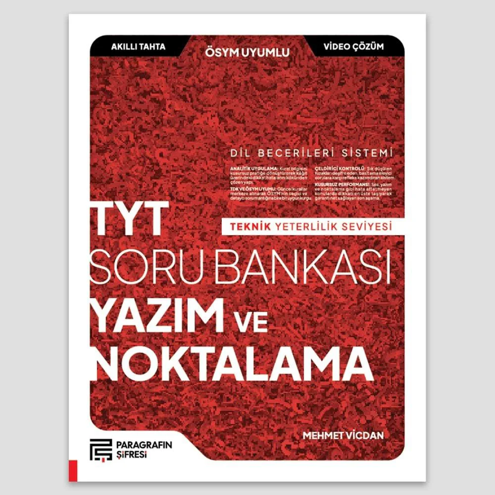Paragrafın Şifresi Tyt Yazım Ve Noktalama Soru Bankası Paragrafın Şifresi Tyt Yazım Ve Noktalama Soru Bankası