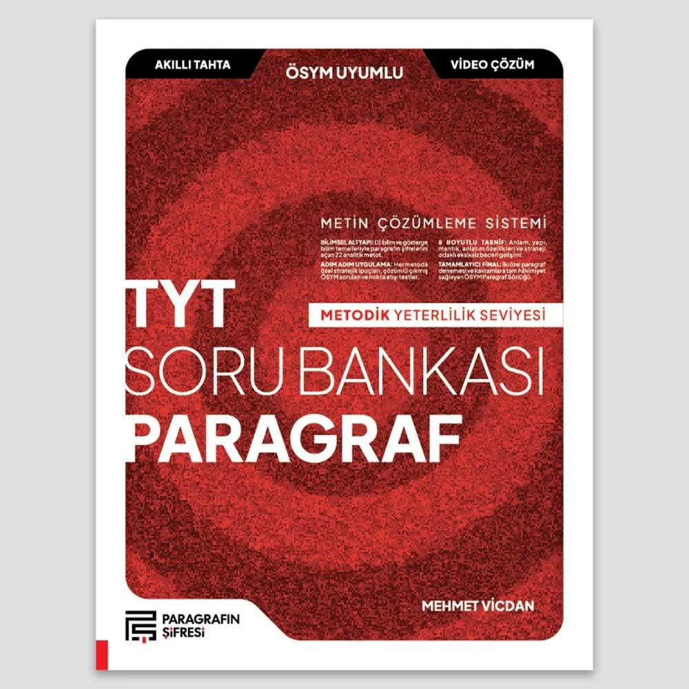 Paragrafın Şifresi Tyt Metodik Paragraf Soru Bankası