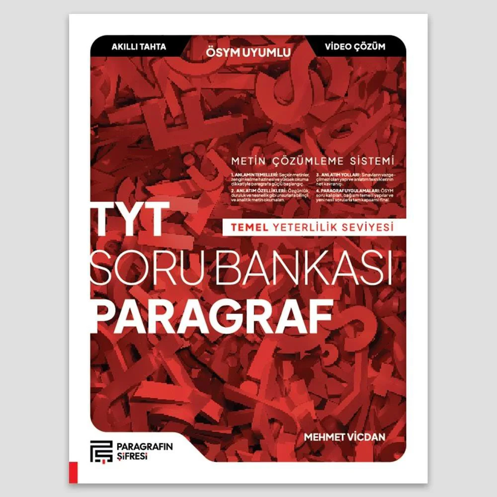 Paragrafın Şifresi Tyt Temel Paragraf Soru Bankası Paragrafın Şifresi Tyt Temel Paragraf Soru Bankası