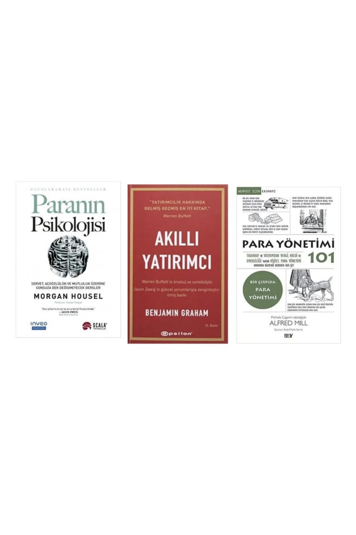 paranin psikolojiosi+ akilli yatirimci + para yonetimi 101=(3kitap) Fiyatı, Yorumları ve Özellikleri
