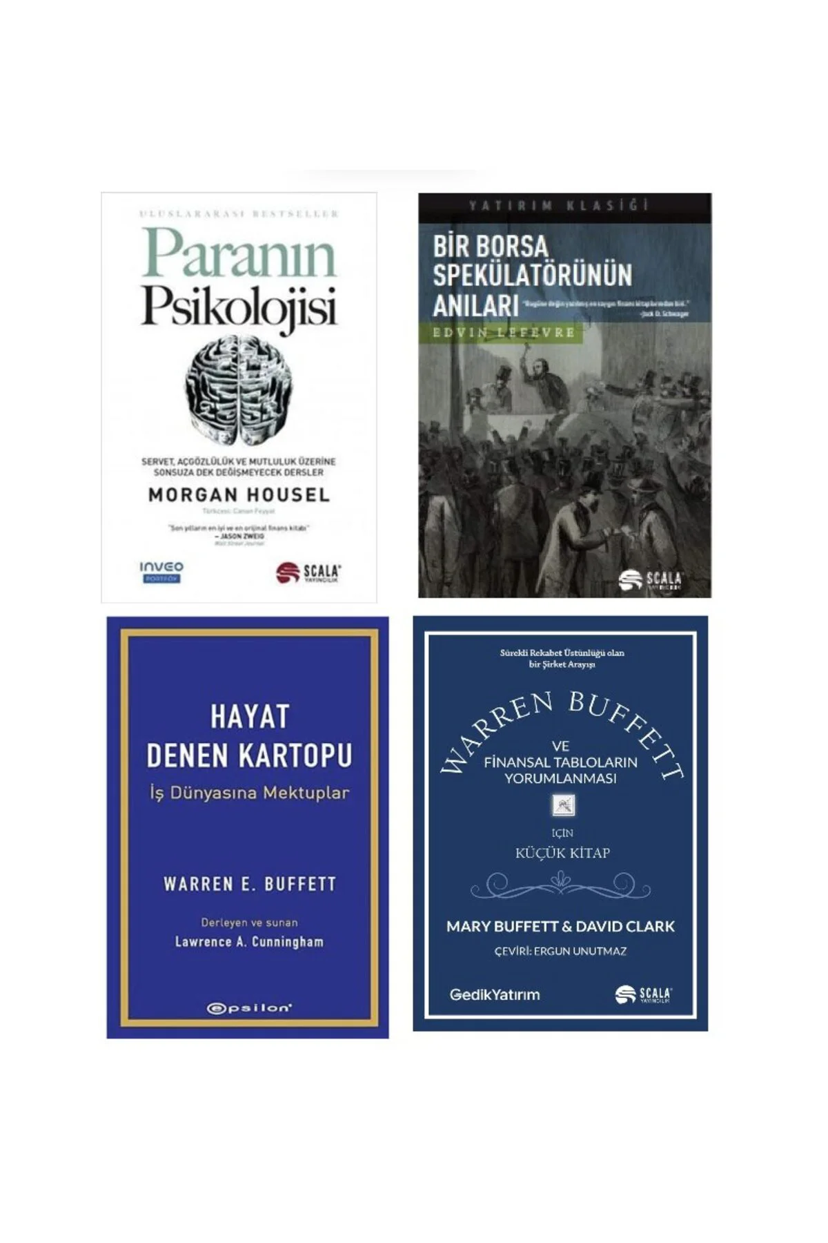 PARANIN PSIKOLOJISI + BIR BORSA SPEKULATORUNUN ANILARI + HAYAT DENEN KARTOPU + FINANSAL TAPLOLARIN Fiyatı, Yorumları ve Özellikleri