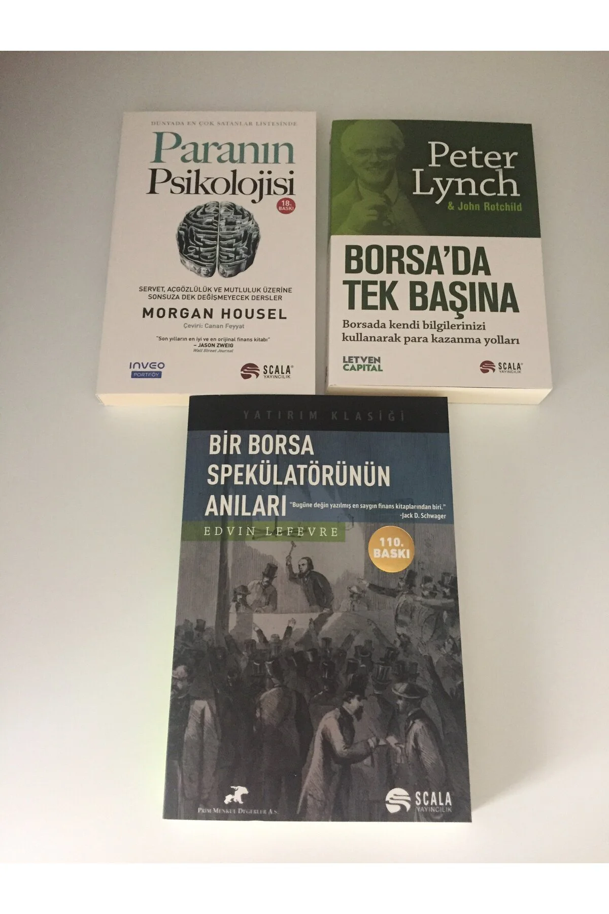 Paranın psikolojisi+Borsa'da Tek Başına+ Bir Borsa Spekülatörünün Anıları Fiyatı, Yorumları ve Özellikleri