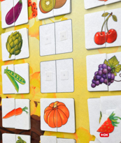 Parça Bütün Eşleştirme Oyunu (Meyveler) Keçe Cırtlı Duvar Panosu 