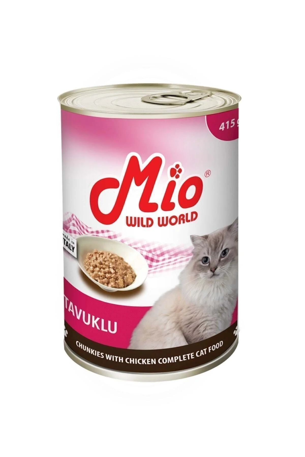Parça Tavuklu Kedi Konservesi 6adet/415 gr