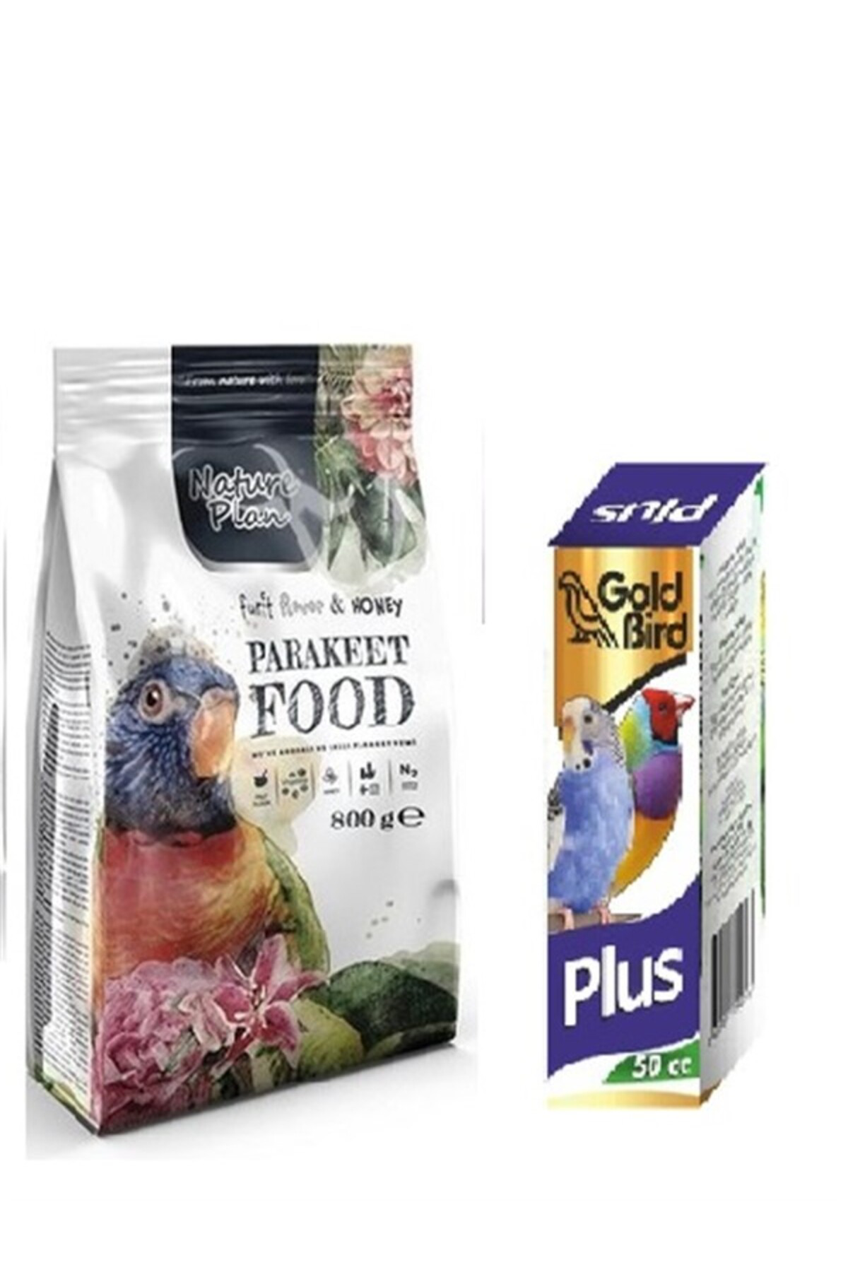 Pareket Yemi̇ 800 Gr + Gold Bi̇rd Kafes Kuşlari İçi̇n Multi̇vi̇t