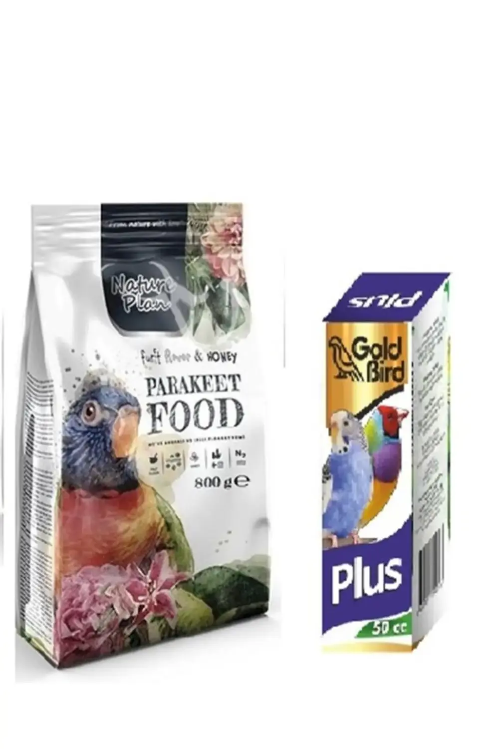 Pareket Yemi̇ 800 Gr + Gold Bi̇rd Kafes Kuşlari İçi̇n Multi̇vi̇t