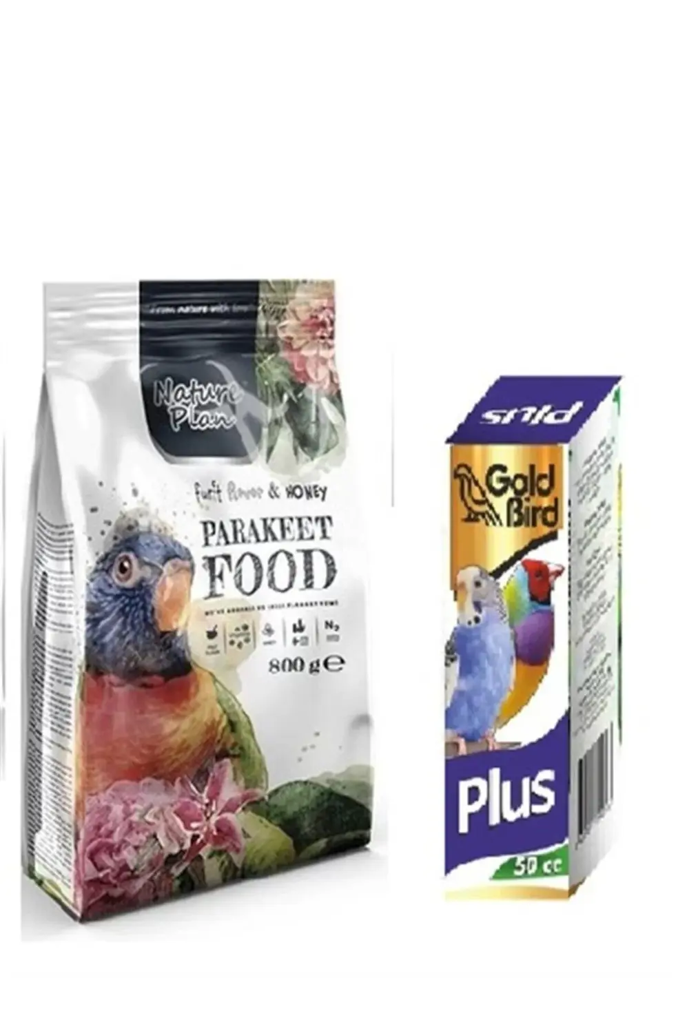 Pareket Yemi̇ 800 Gr + Gold Bi̇rd Kafes Kuşlari İçi̇n Multi̇vi̇t