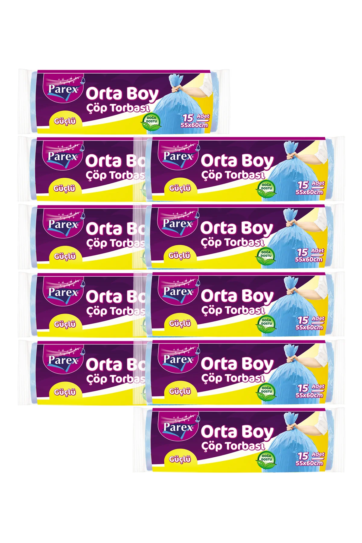 PAREXGüçlü Çöp Torbası Orta Boy 10 Pkt