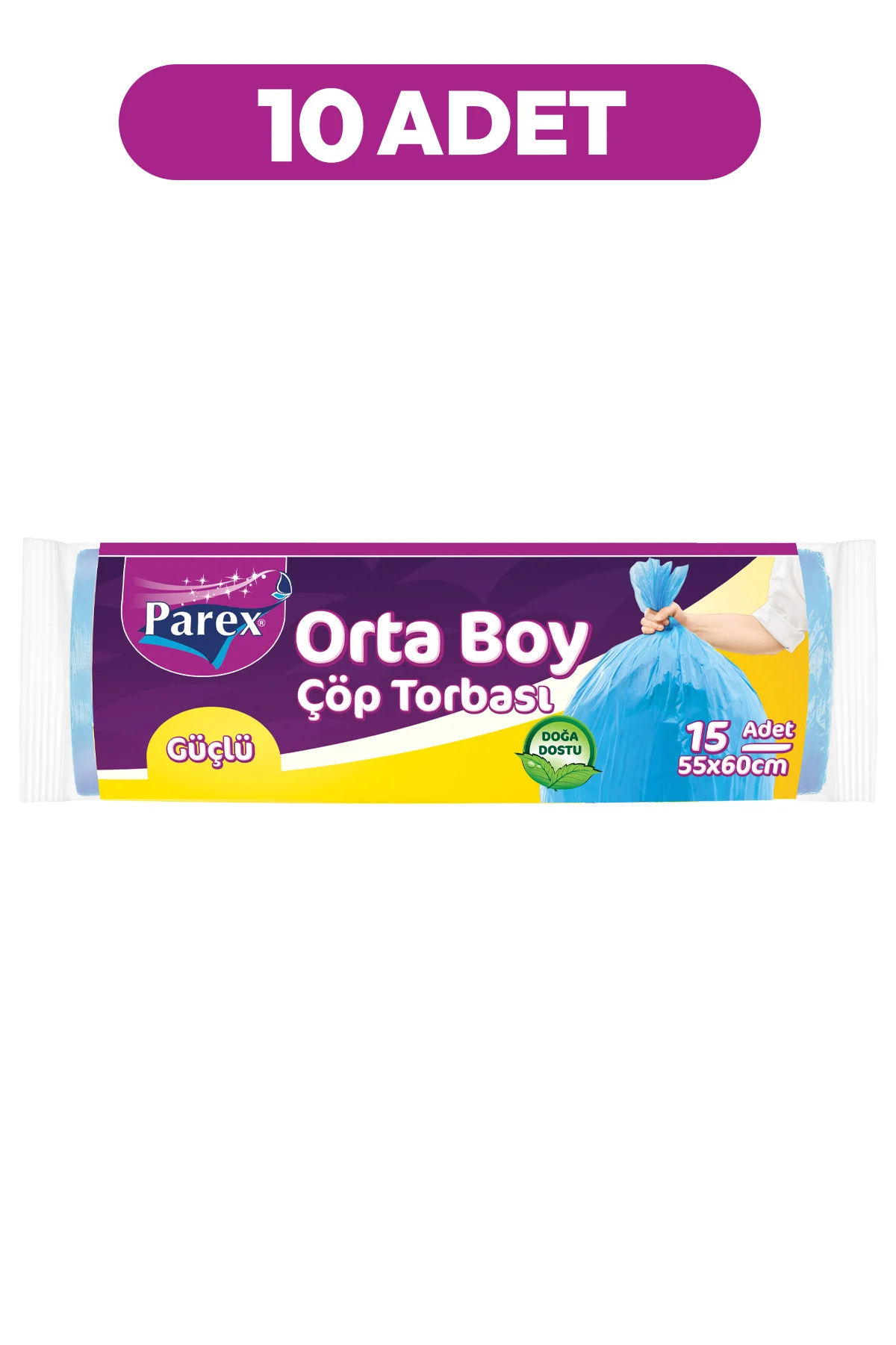 PAREXGüçlü Çöp Torbası Orta Boy 10 Pkt
