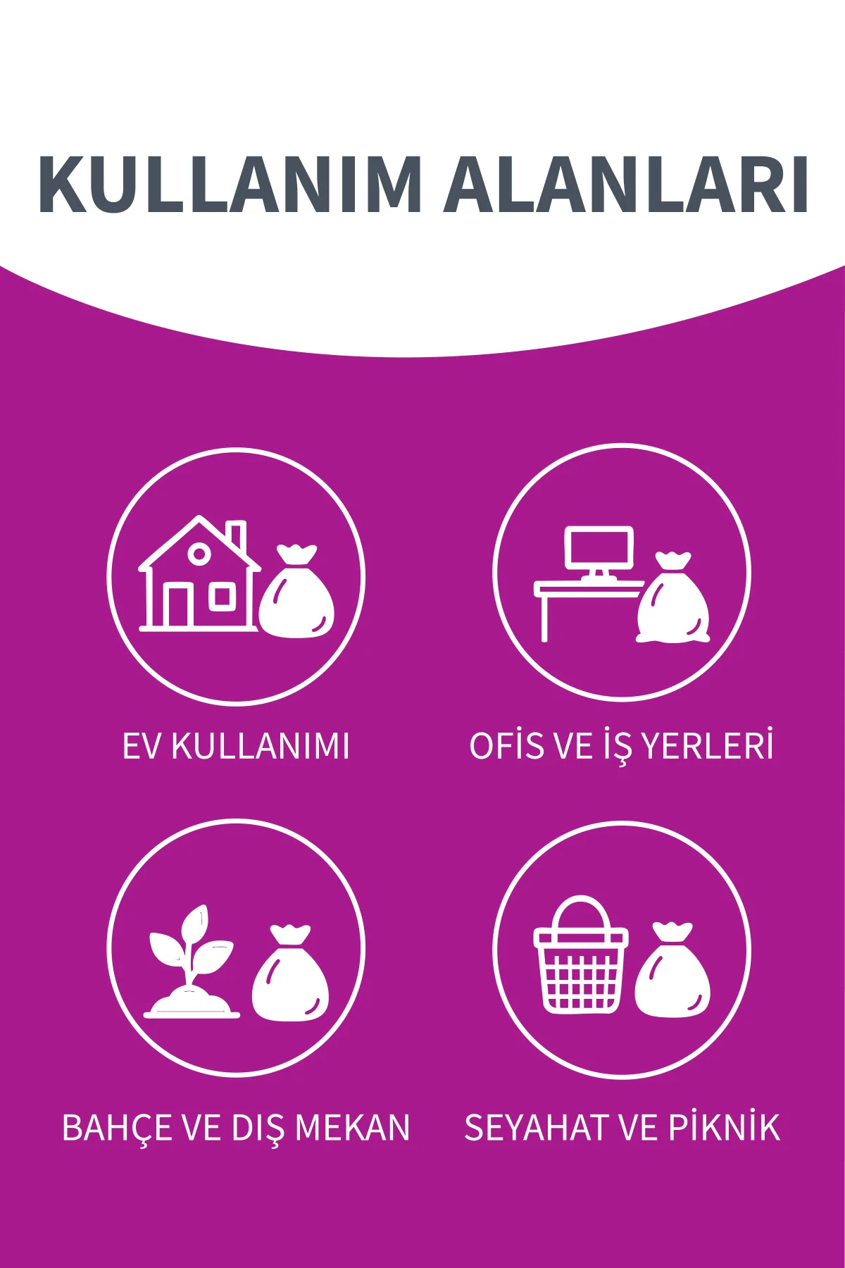 PAREXGüçlü Çöp Torbası Orta Boy 10 Pkt