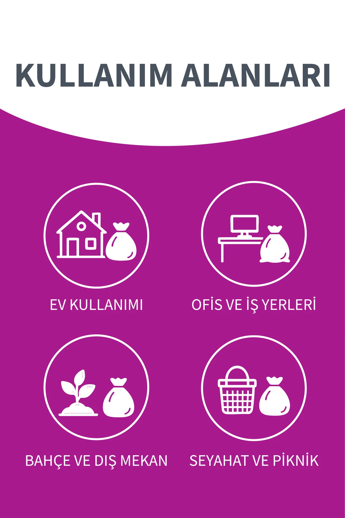 PAREXGüçlü Çöp Torbasi Büyük Boy 12'li Paket