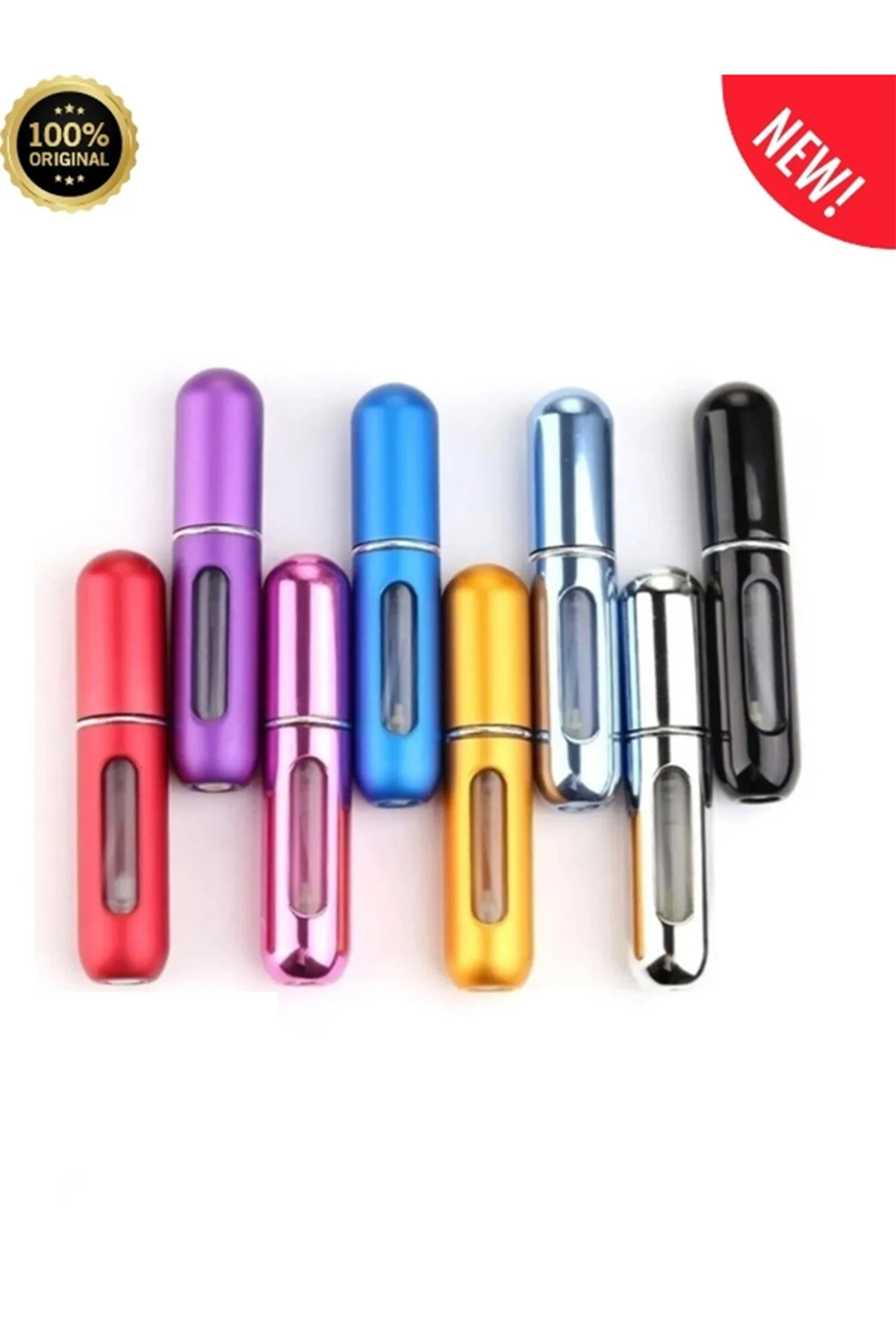 Parfüm Şişesi Çanta Içi Mini Doldurulabilir Seyahat Cep Yedek Parfüm Şişesi 5 ml 1 ADET