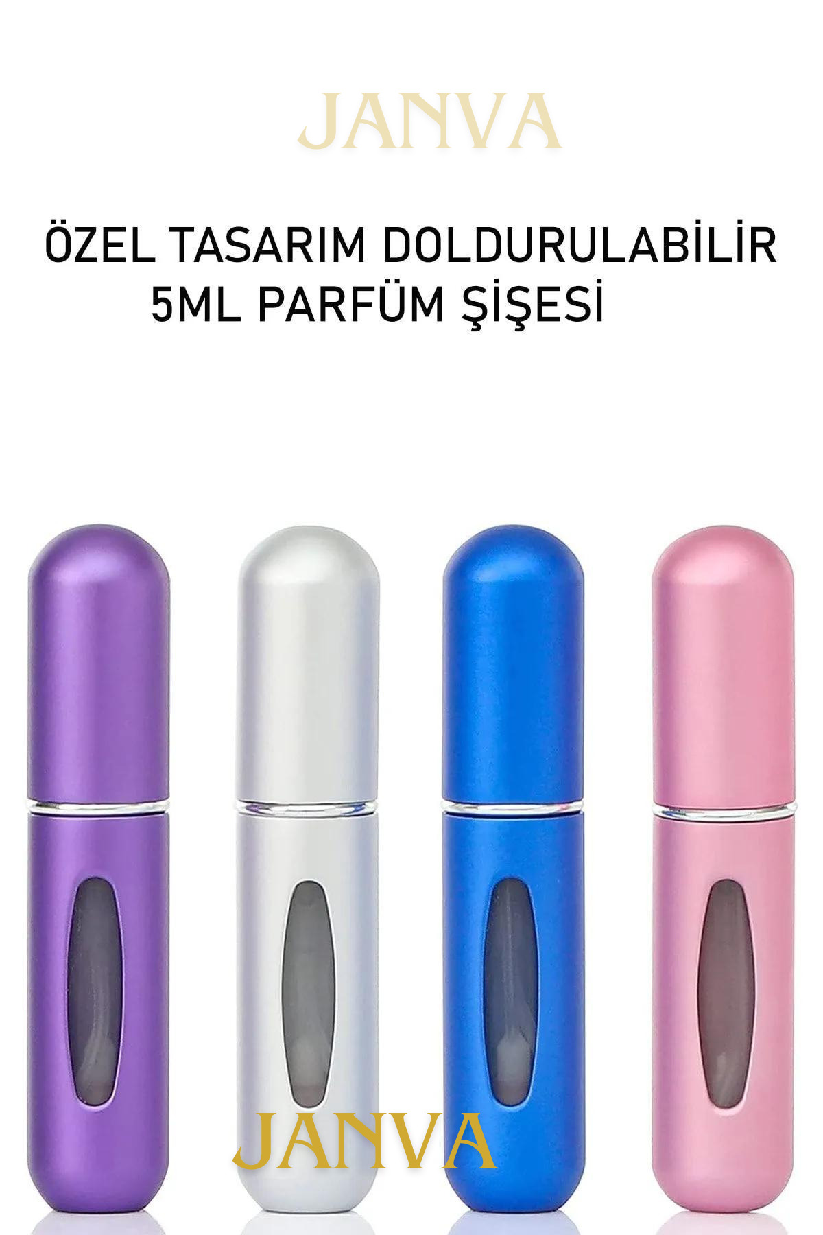 Parfüm Şişesinden Çanta Içi Mini Doldurulabilir Seyahat Cep Yedek