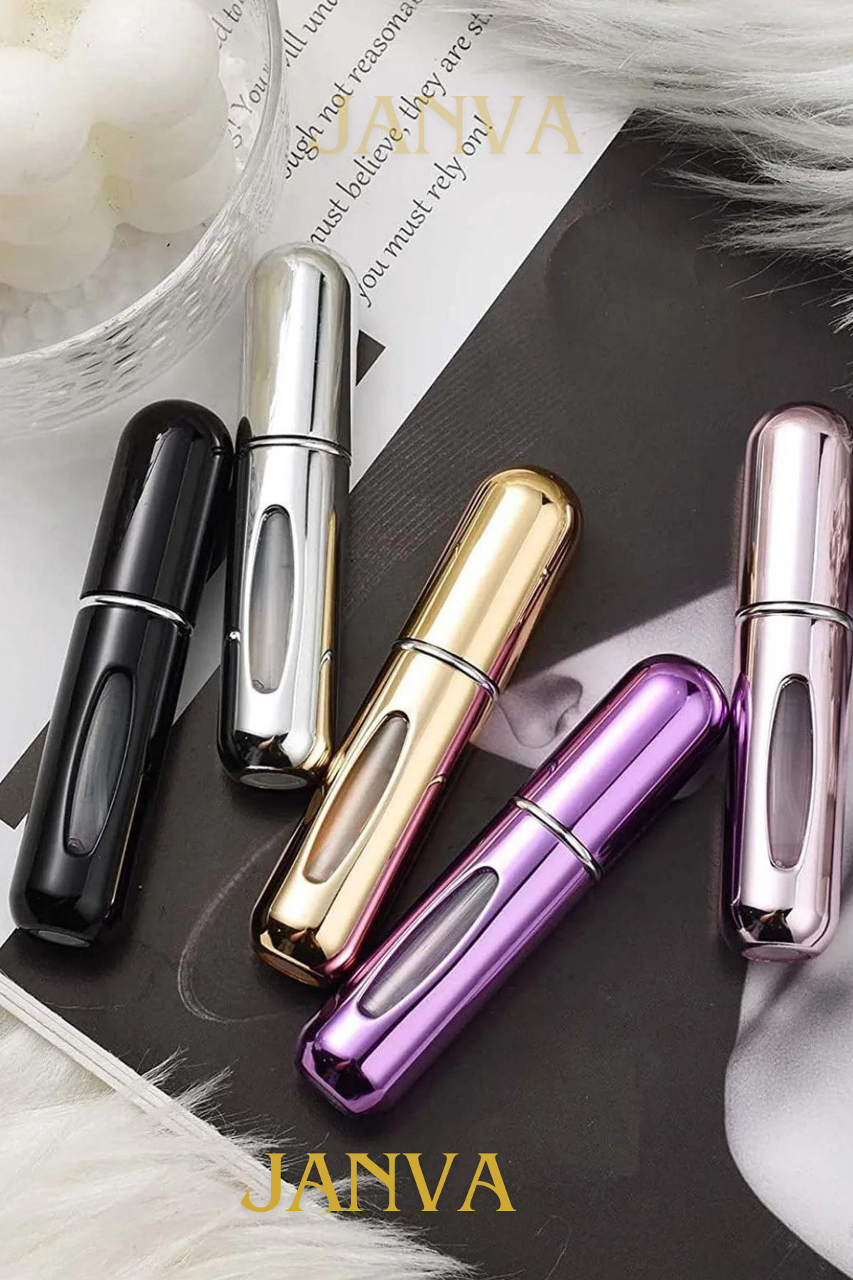 Parfüm Şişesinden Çanta Içi Mini Doldurulabilir Seyahat Cep Yedek