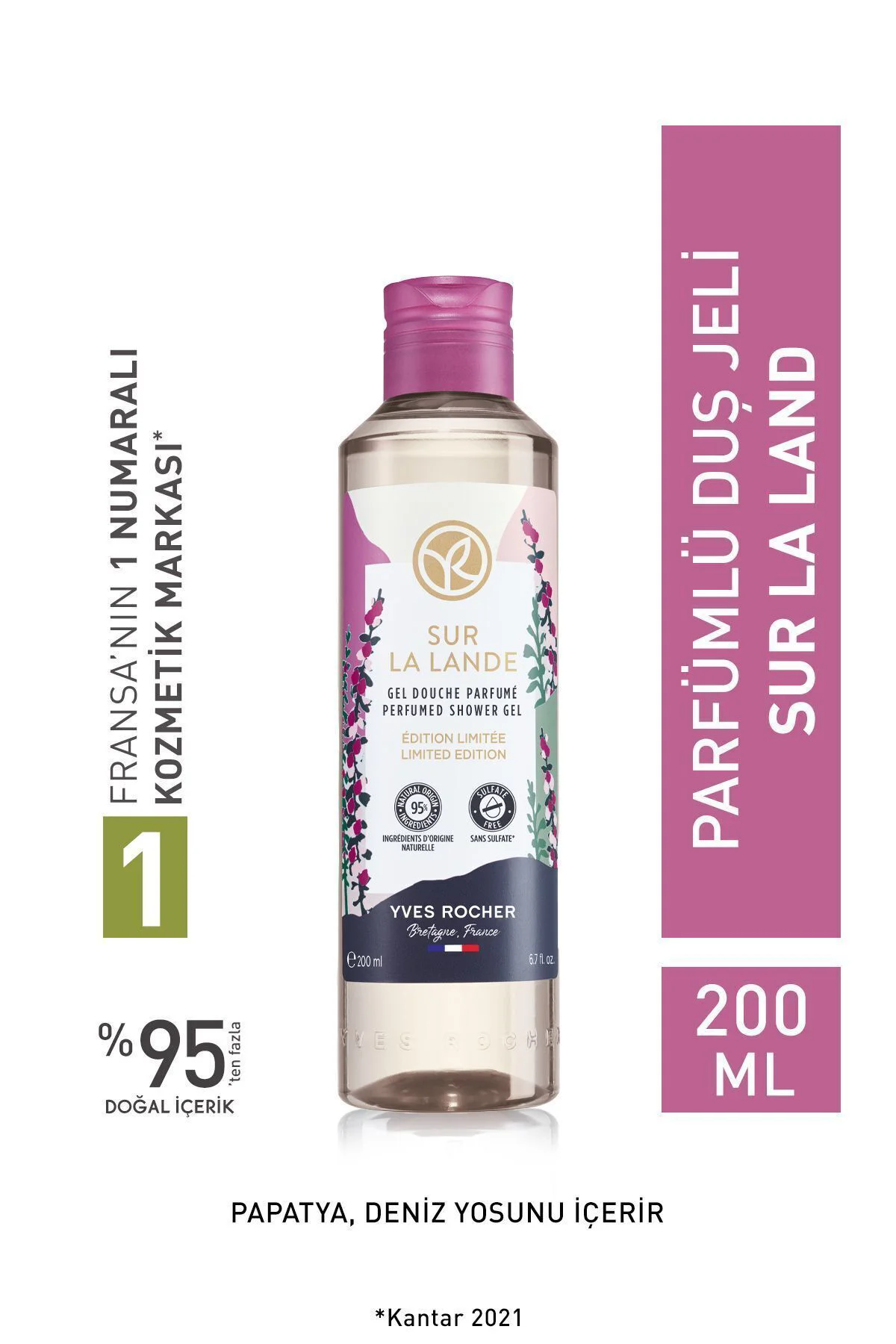Parfümlü Duş Jeli - Sur La Lande 200 ml-15837