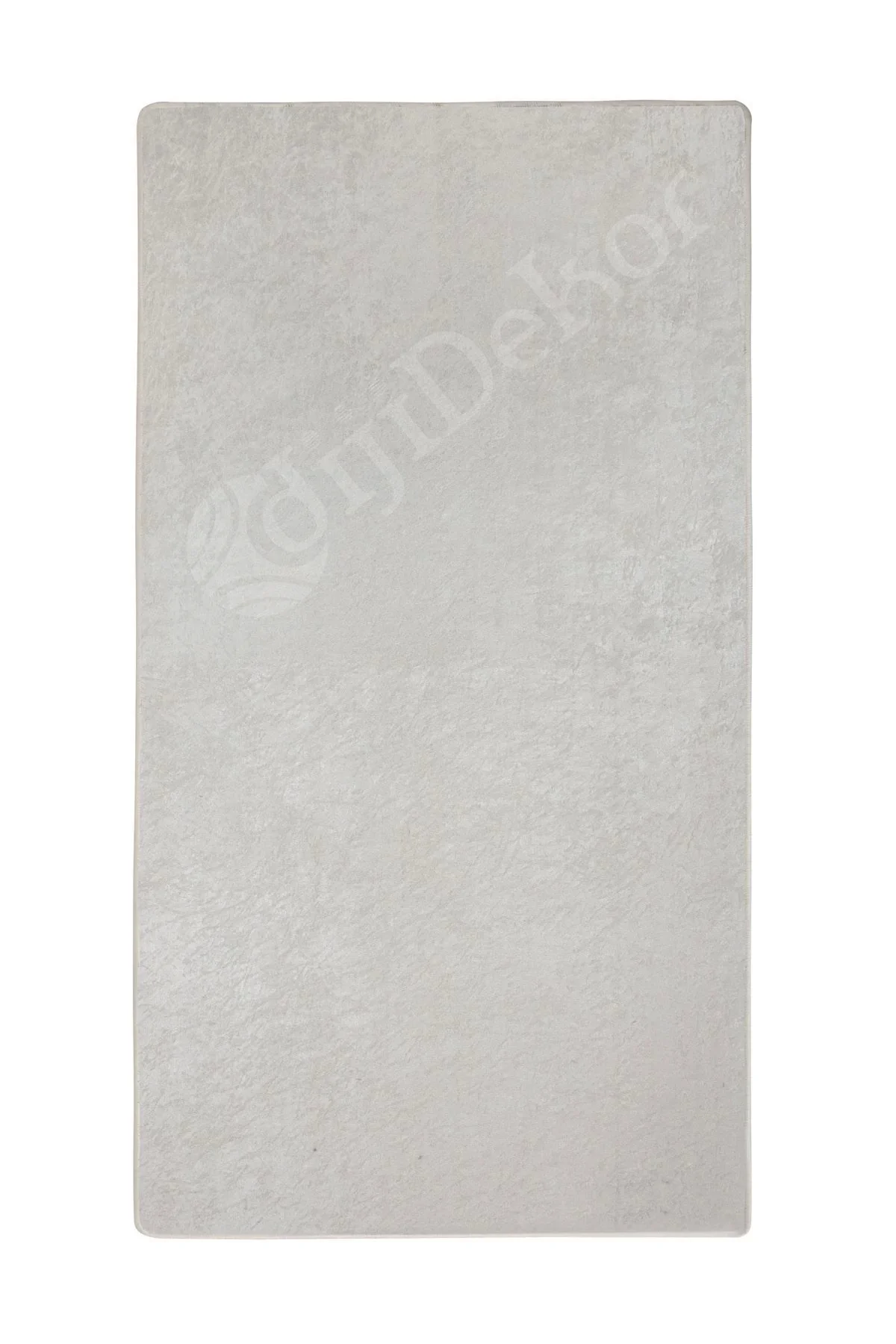 Parıltılı Halı Krem Yıkanabilir Kaymaz Kesme Ince Yolluk 160x250 (4 metrekare)