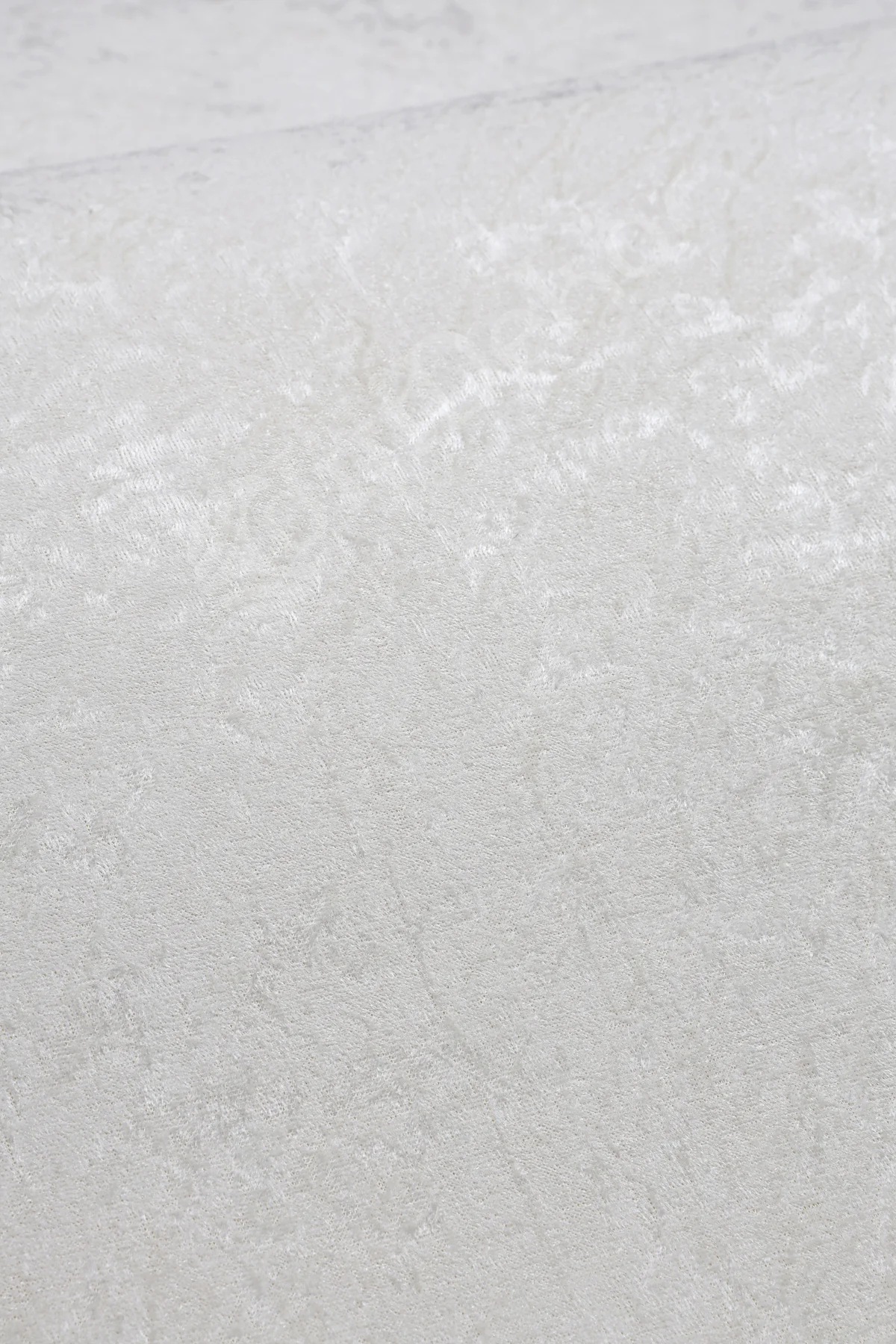Parıltılı Oval Saçaklı Halı Açık Krem Silinebilir 200x300 (6 metrekare)