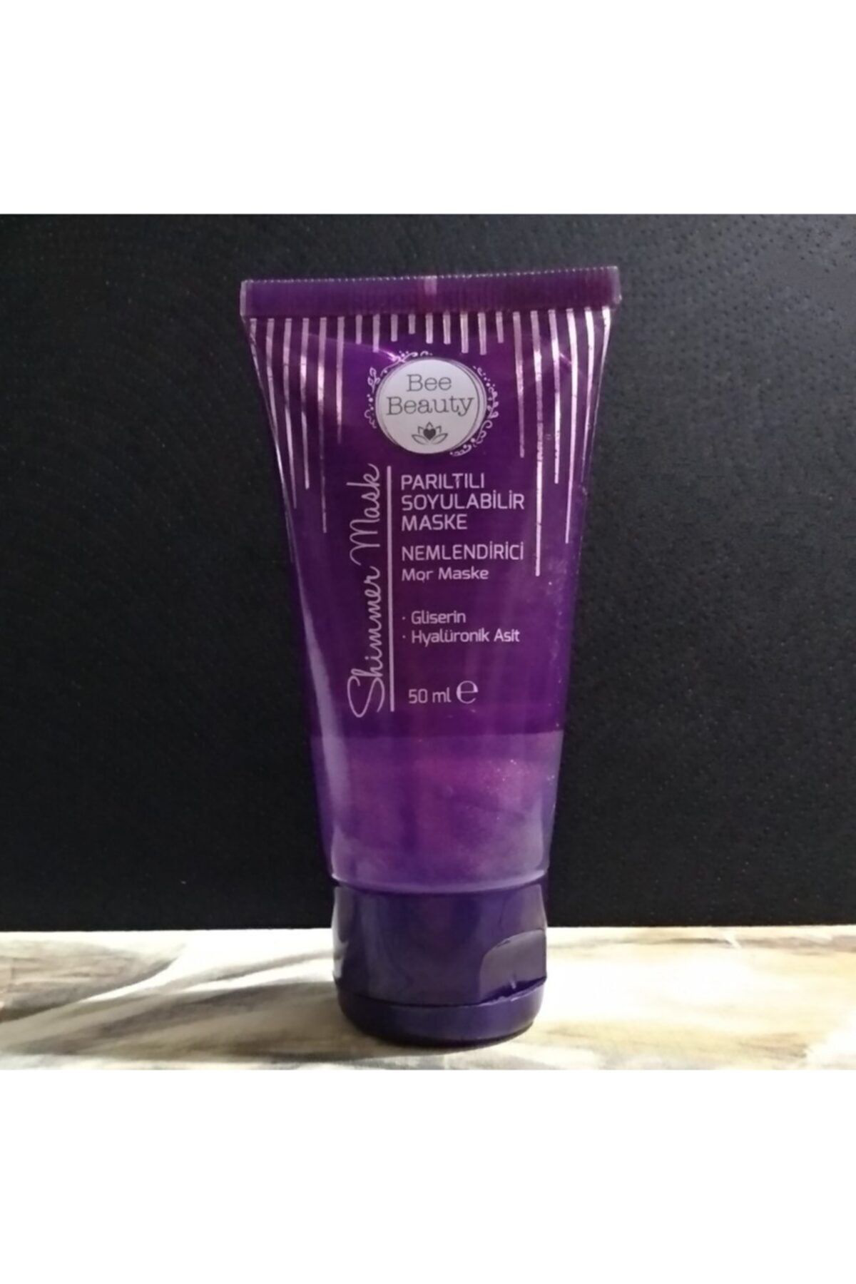 Parıltılı Soyulabilir Mor Maske 50 Ml.
