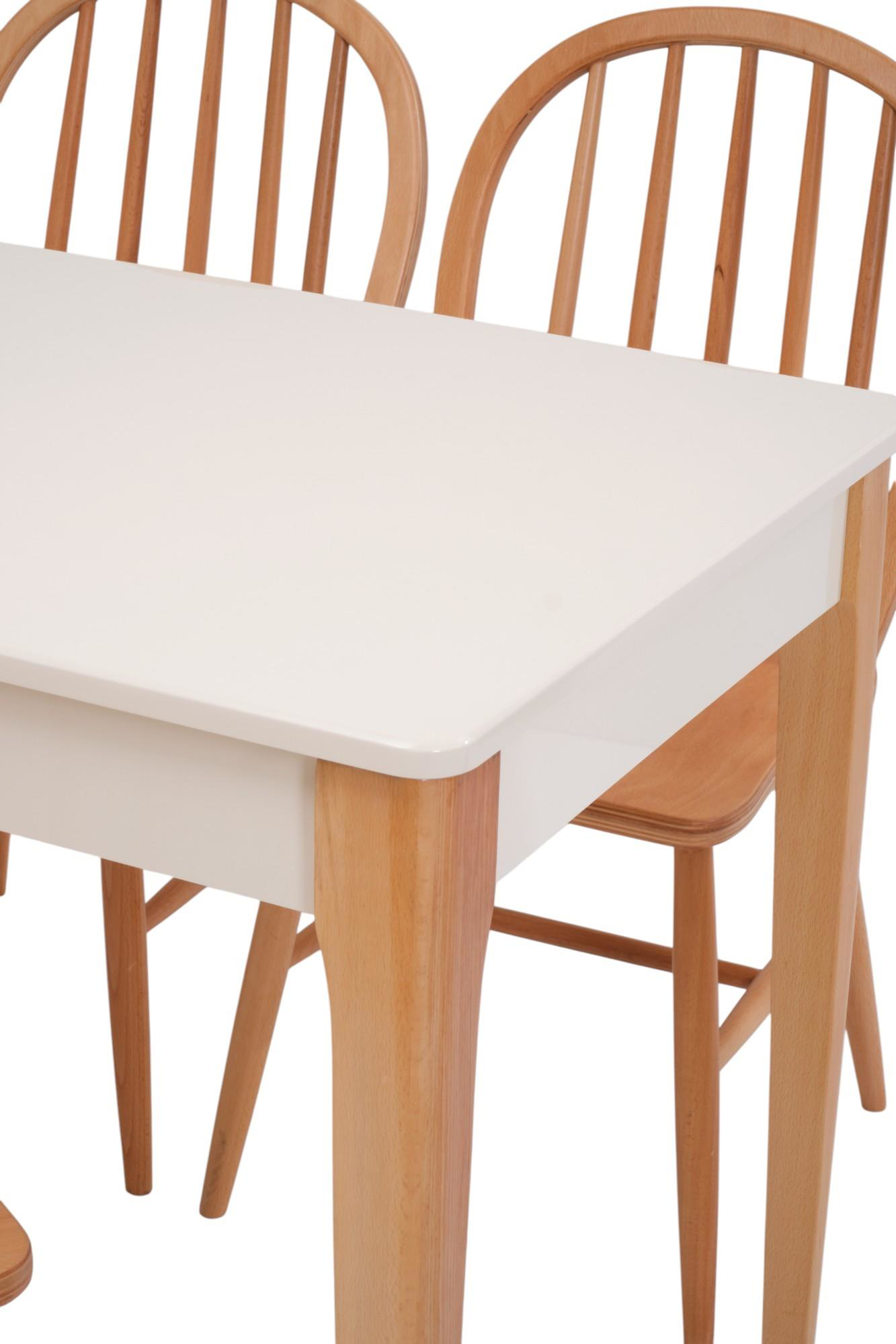 Paris Lak Panel MDF Otomatik Açılır Mutfak Masası 70x110cm