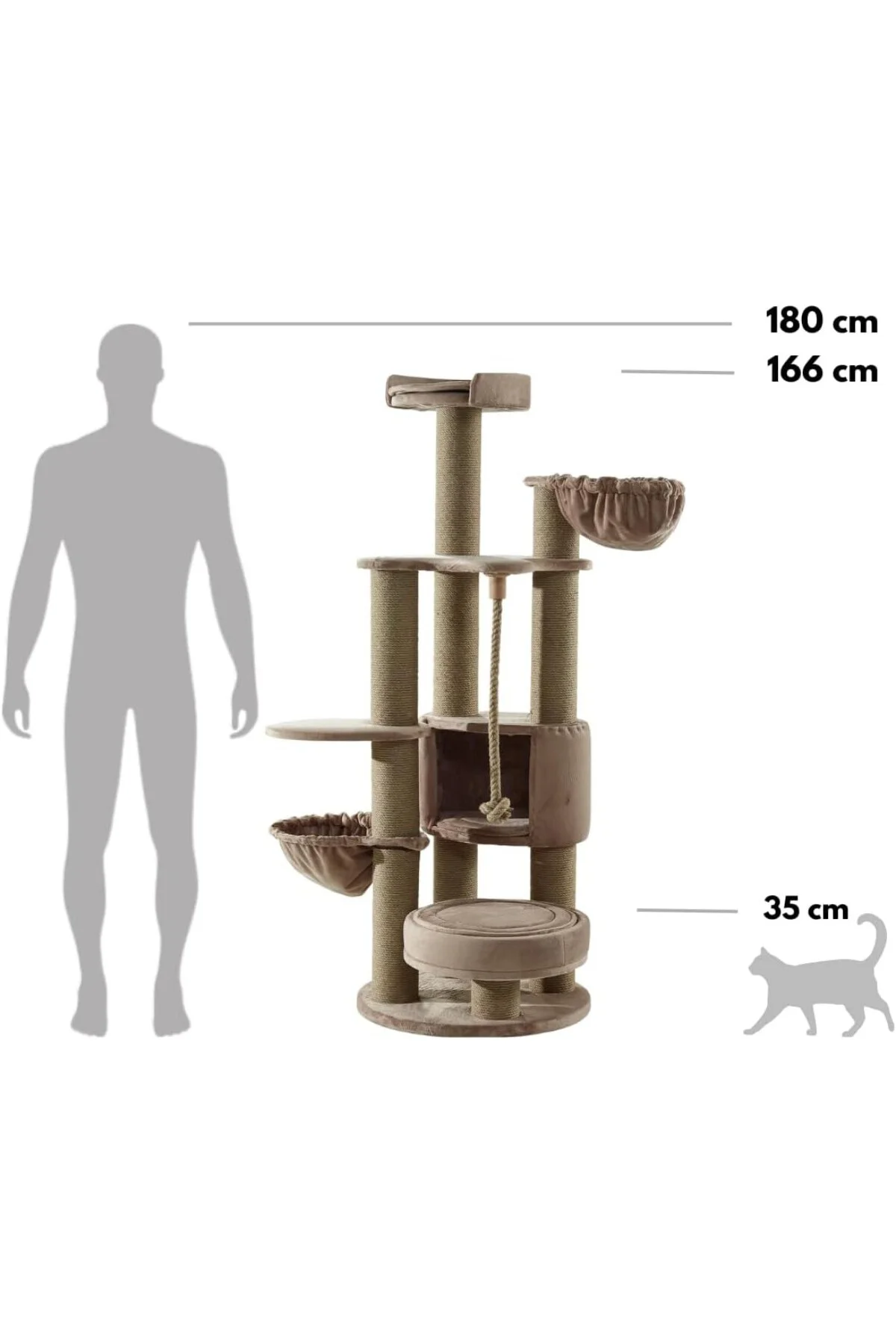 Paris Lüks Kedi Tırmalama ve Dinlenme Ağacı, Sertifikalı Kedi Dos