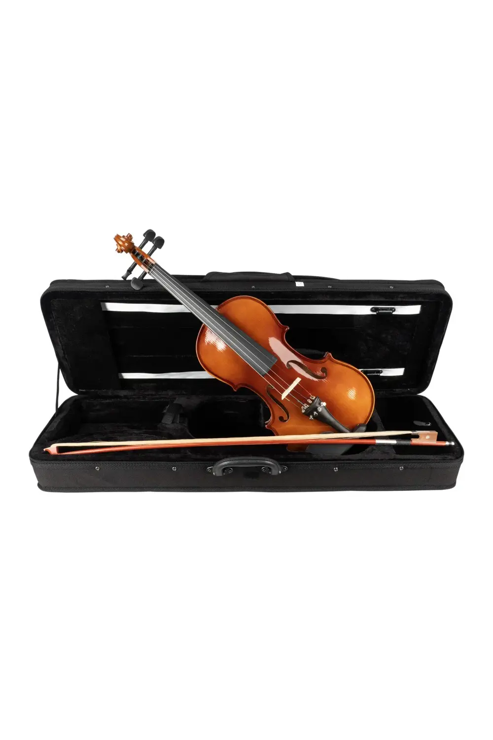 Longa Parlak Akçaağaç 4/4 Keman (Kare Çantası, Reçine ,Yay Dahil)