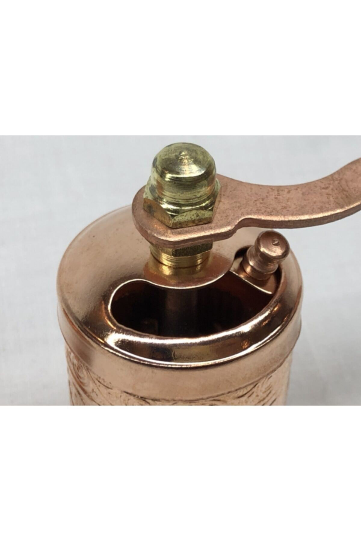 Parlak Bakır Renkli Osmanlı Tarzı El Yapımı Minik Karabiber Değir