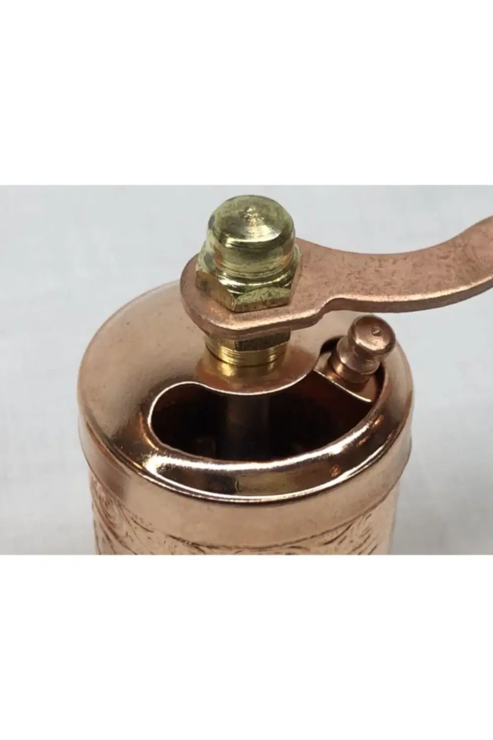 Parlak Bakır Renkli Osmanlı Tarzı El Yapımı Minik Karabiber Değir